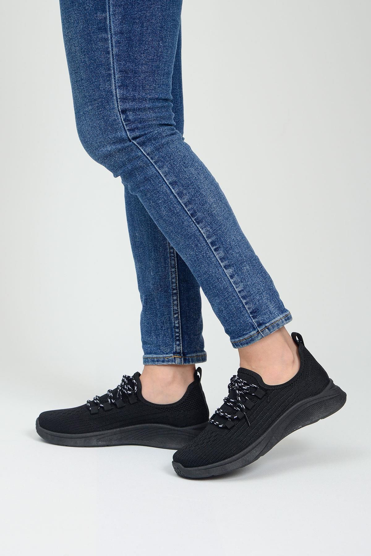 Qramed Orthopedix Kadın Sneakers Triko Spor Ayakkabı QR25300