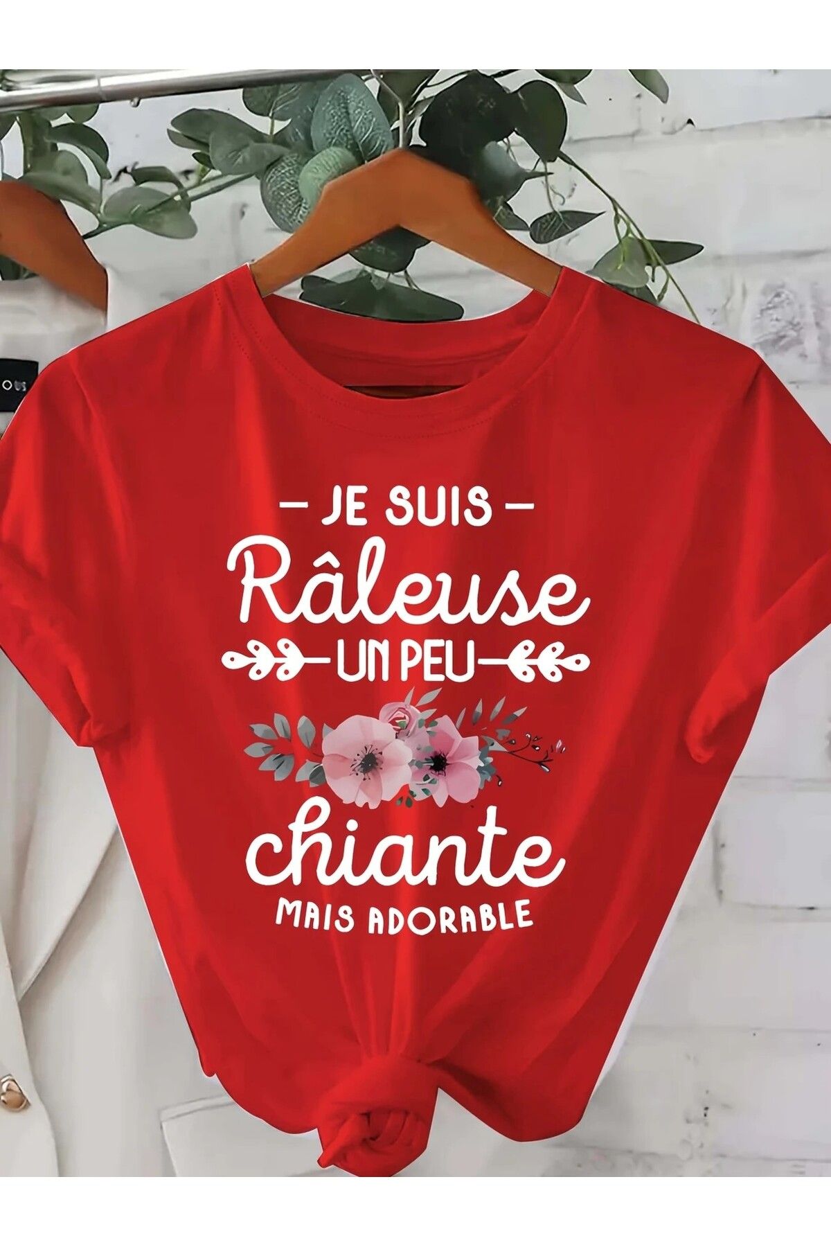 LEIVOR Je suis raleuse Baskılı Kadın T-shirt