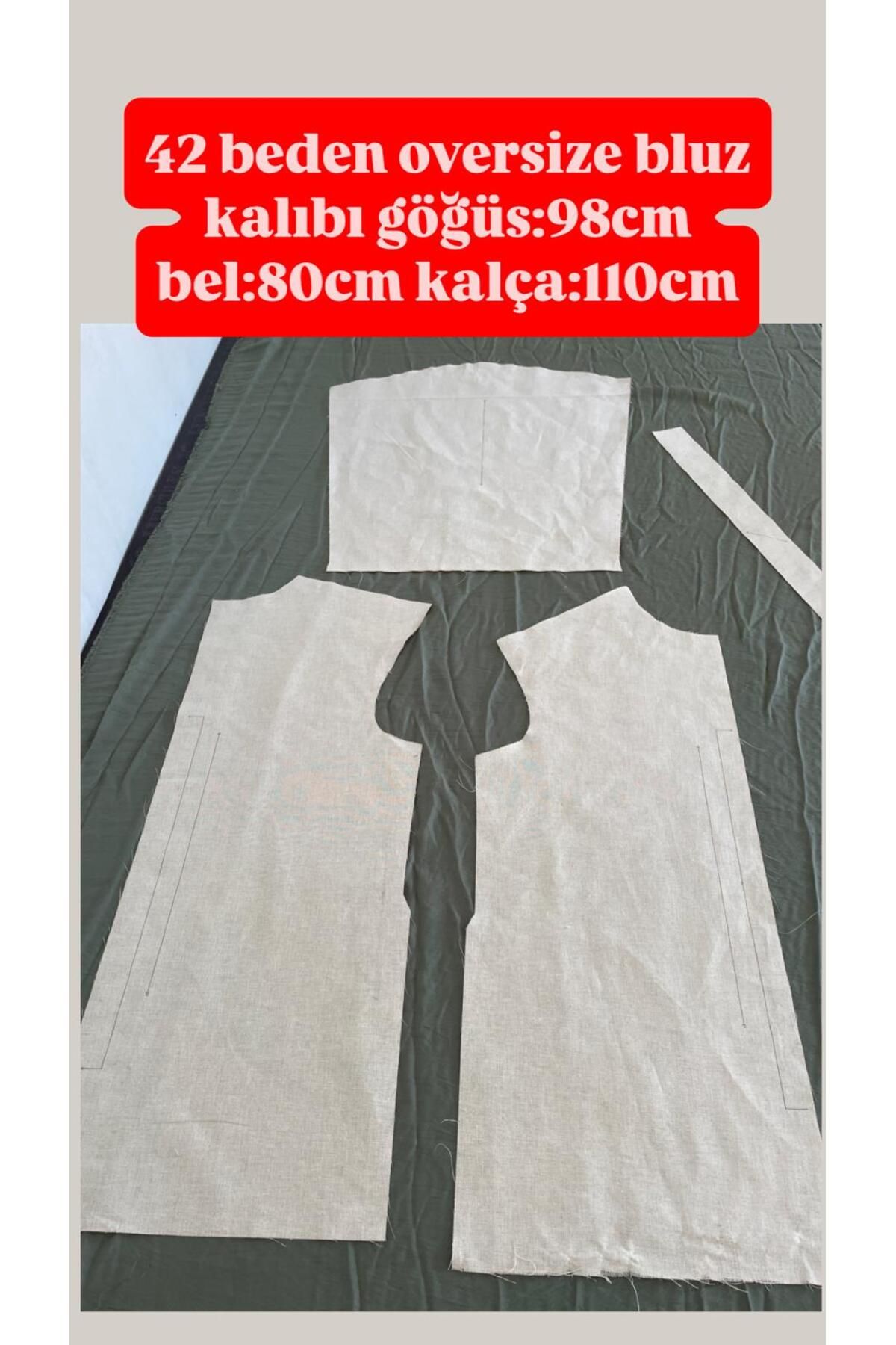 GBA BEDENİNİZİ SEÇİNİZ uzun oversize bluz kalıbı dikiş kalıbı talimatlı dikiş patronu provasız
