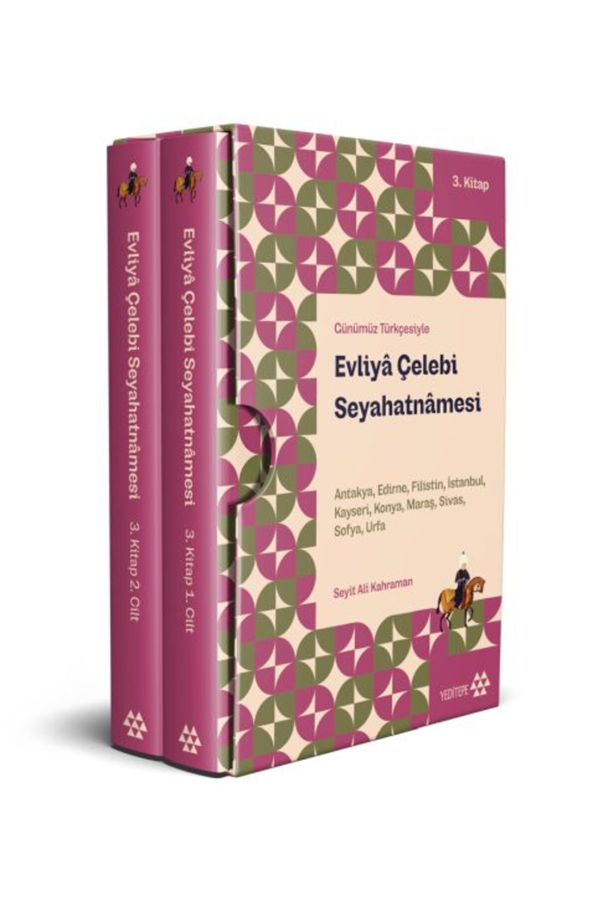 Yeditepe Yayınevi Evliya Çelebi Seyahatnamesi (3. Kitap 2 Cilt Kutulu)