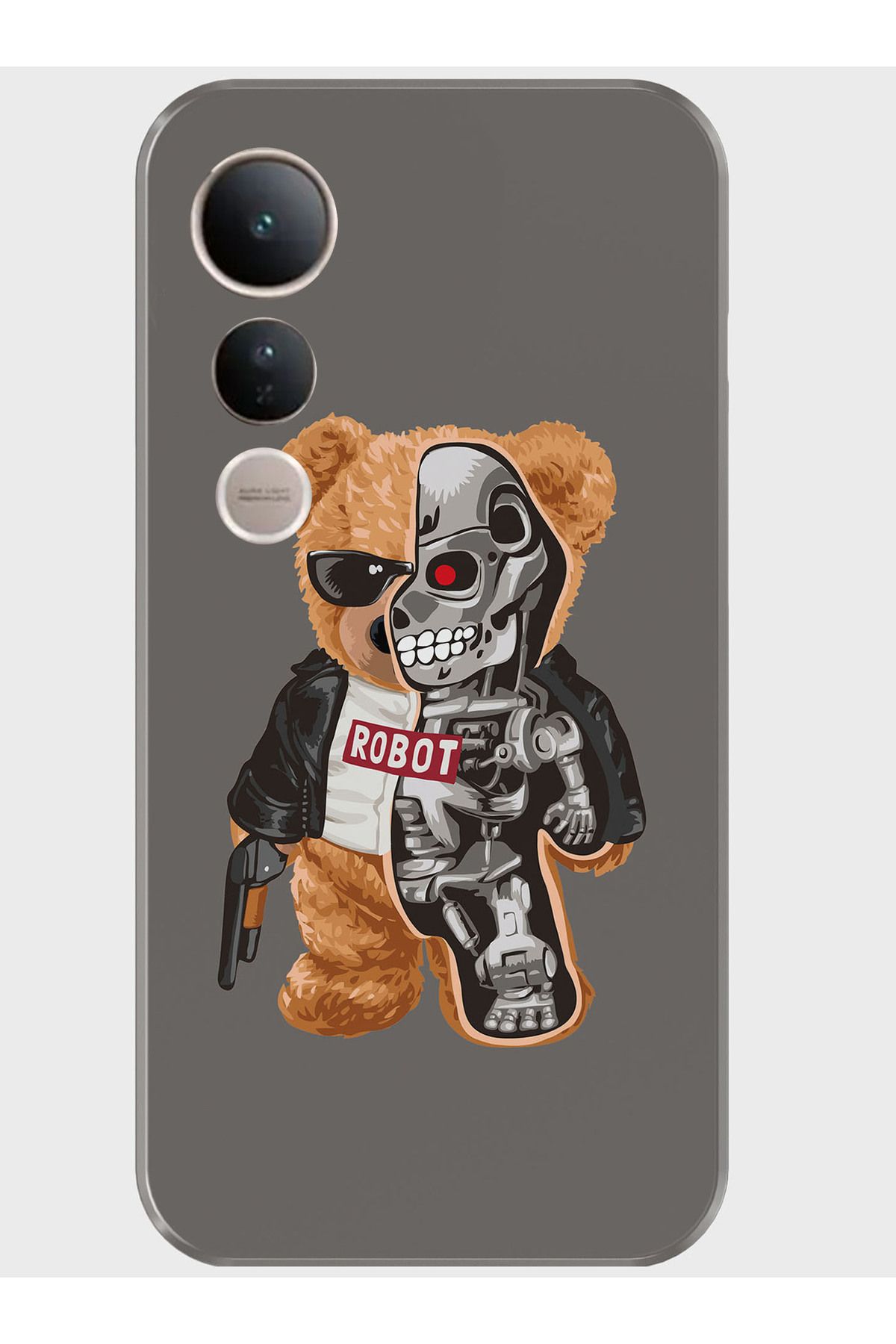 Activist Vivo V50 Lite Kılıf Kamera Korumalı Baskılı Silikon Kapak - robotbear