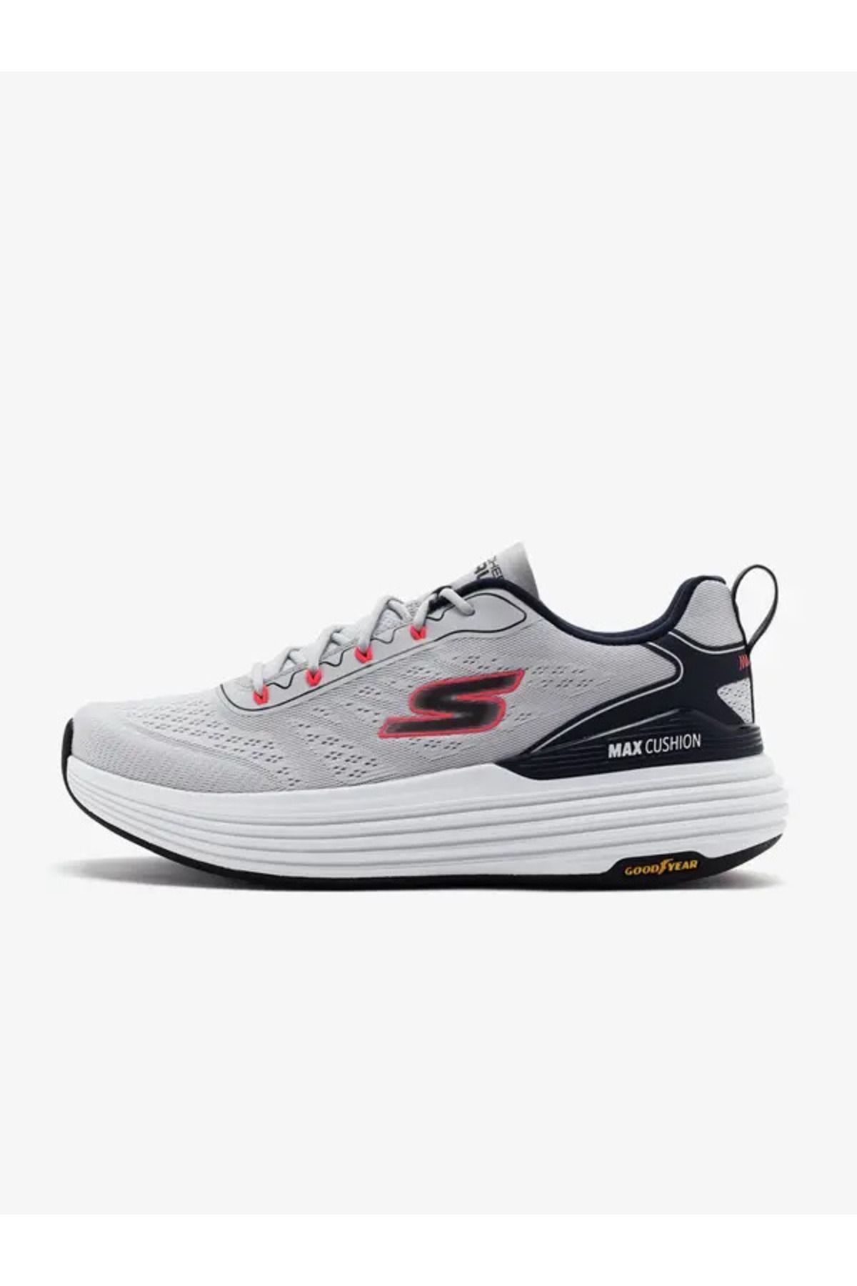 SKECHERS Max Cushioning Suspension - Voyager Erkek Gri Koşu Ayakkabısı 220930 GYNV