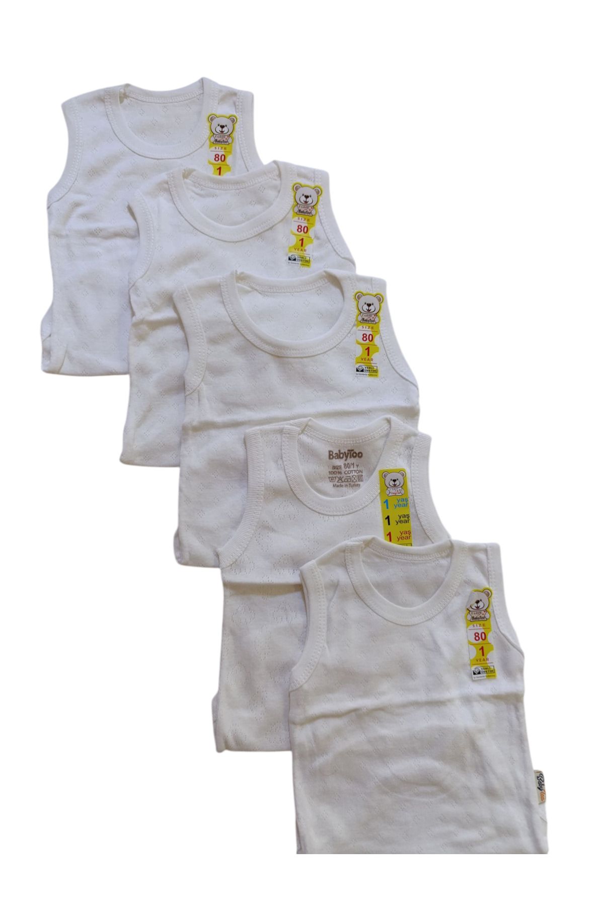 Babytoo % 100 Organik Pamuklu Bebek Çıtçıtlı Body Zıbın