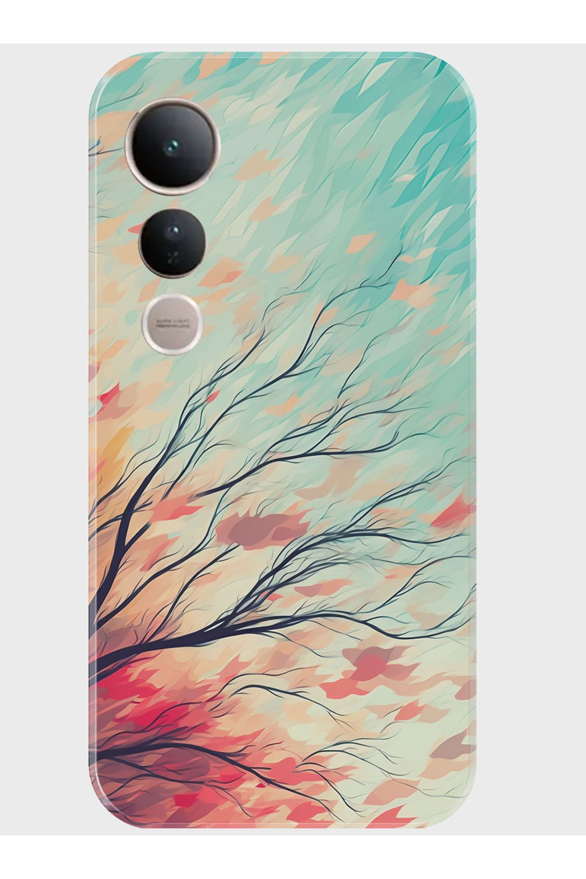 Activist Vivo V50 Lite Kılıf Kamera Korumalı Baskılı Silikon Kapak - autumn