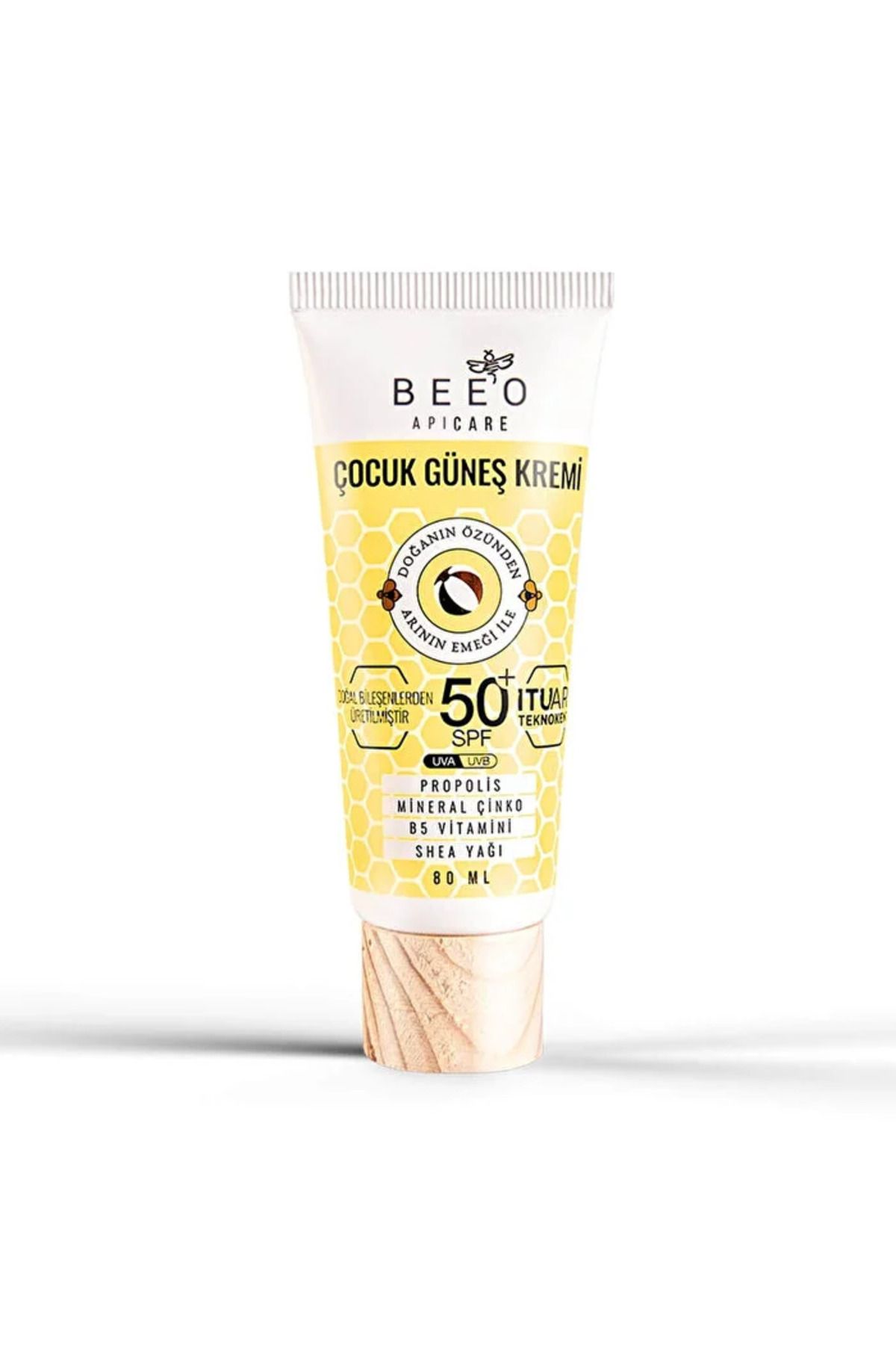 BEEORGANIC Çocuk Güneş Kremi SPF 50+ - - 80 ml