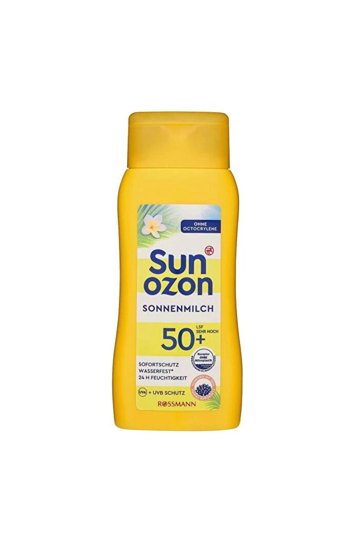 SunOzon Güneş Koruyucu Süt 50+SPF - Hassas Cilt - 200 ml