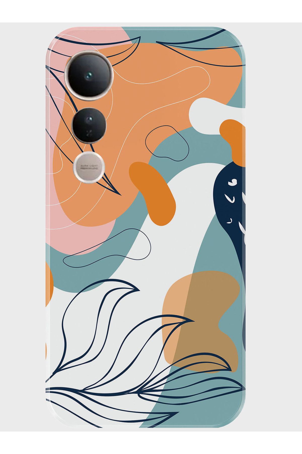 Activist Vivo V50 Lite Kılıf Kamera Korumalı Baskılı Silikon Kapak - modernart