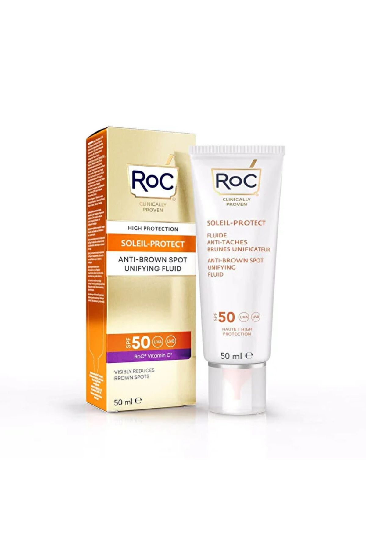 Roc Leke Karşıtı Güneş Bakım Kremi - Spf 50 - 50 ml