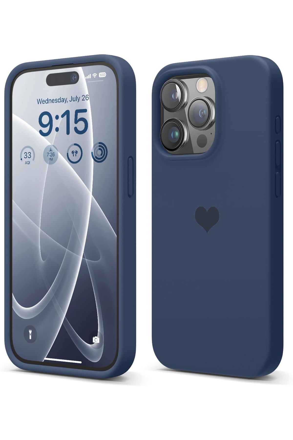 GAGA ELEKTRONİK İphone 15 Pro Için Silikon Darbeye Dayanıklı Mikrofiber Astarlı Koruyucu Kılıf