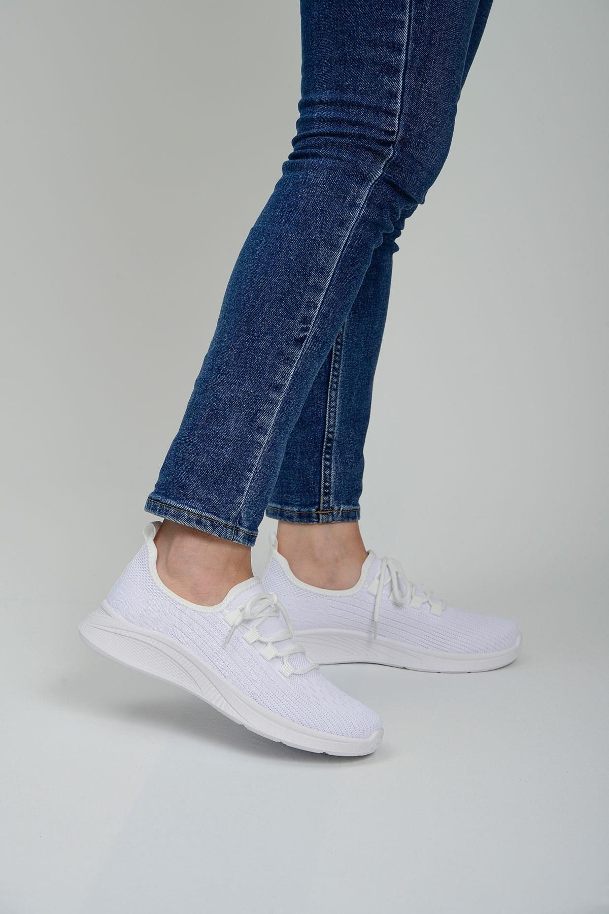 Qramed Orthopedix Kadın Sneakers Triko Spor Ayakkabı QR25300