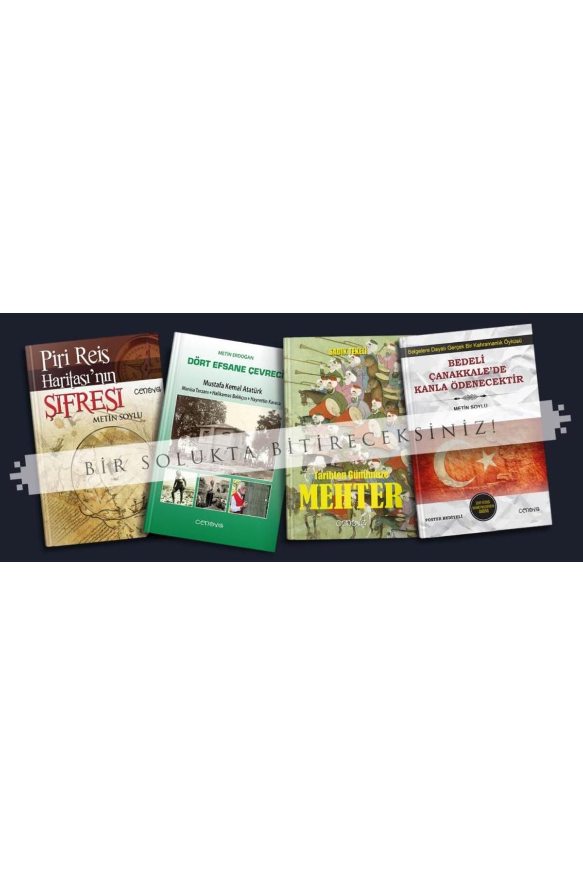 Cenova Yayınları Tarih Kütüphanesi Seti (4 kitap)