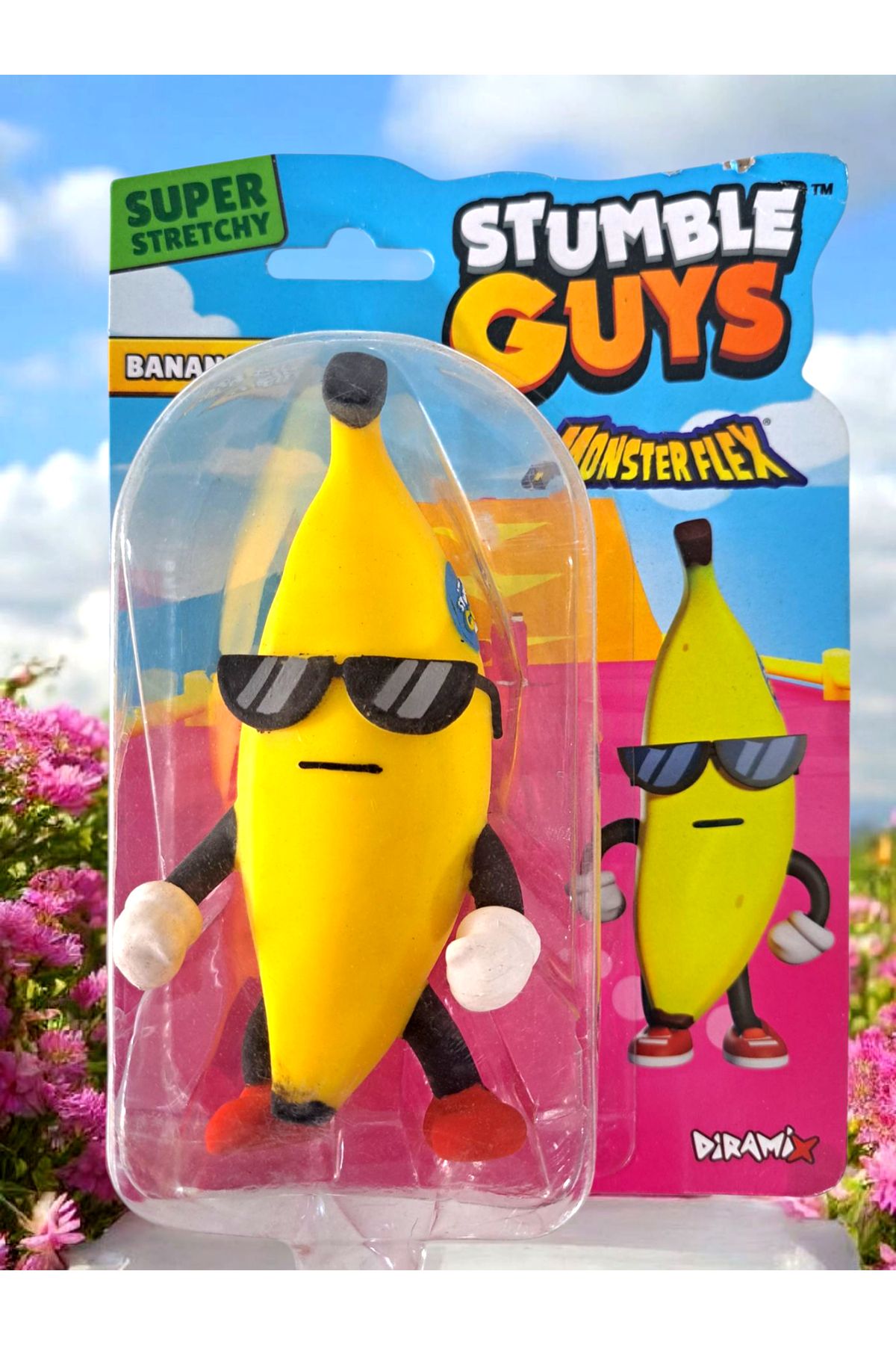 ALYTOYS OYUNCAK SİLİKON MUZ SQUSHİ SIK UZAK STRES ESNEK Oyuncak 13x7cm STUMBLE