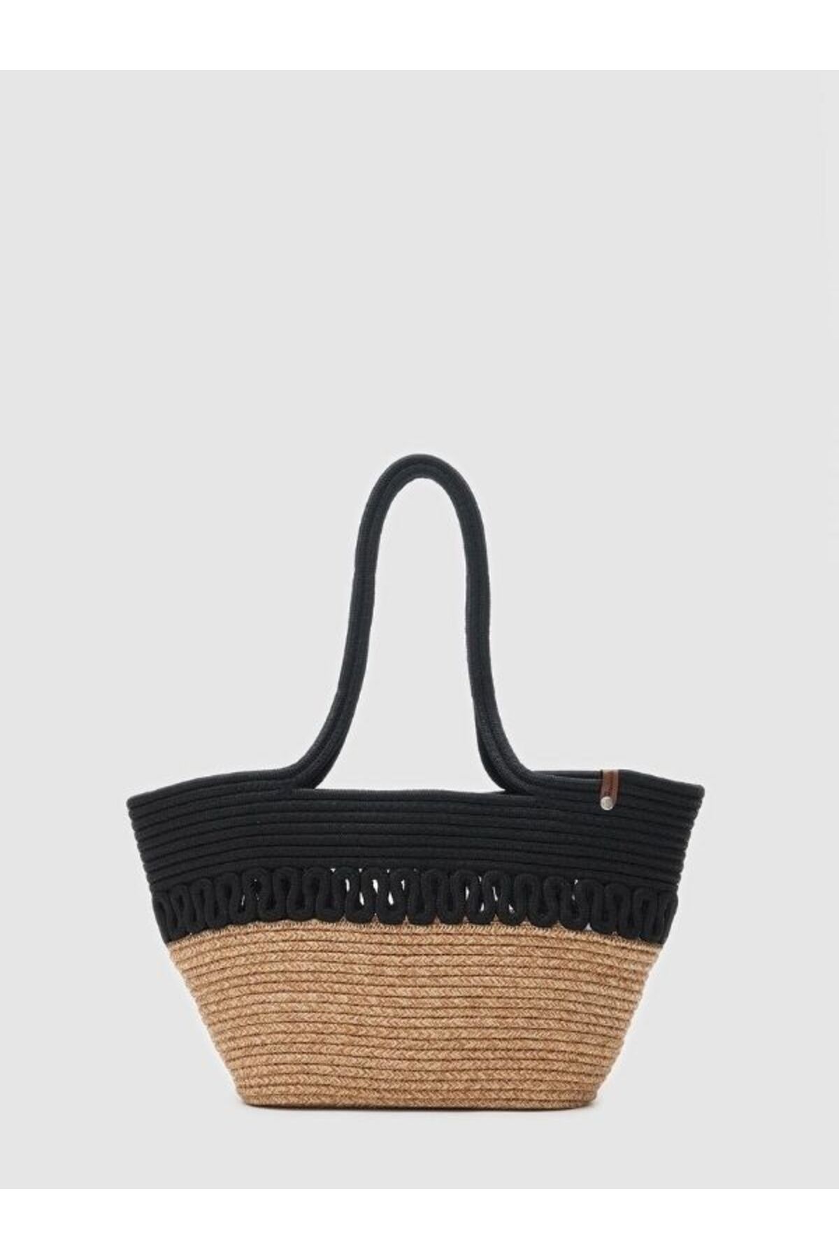 BEGINBAG Malvidas Handmade Hasır Omuz Çantası