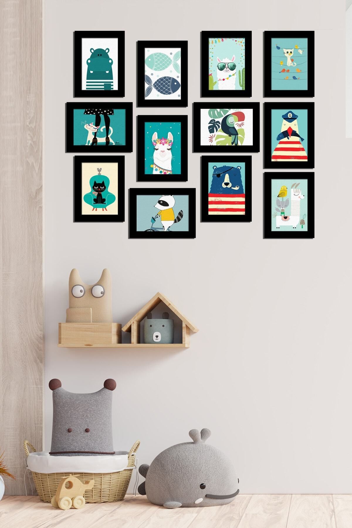 Pi Dekorasyon Modern Style 12 Parçalı Mdf Tablo Mck055