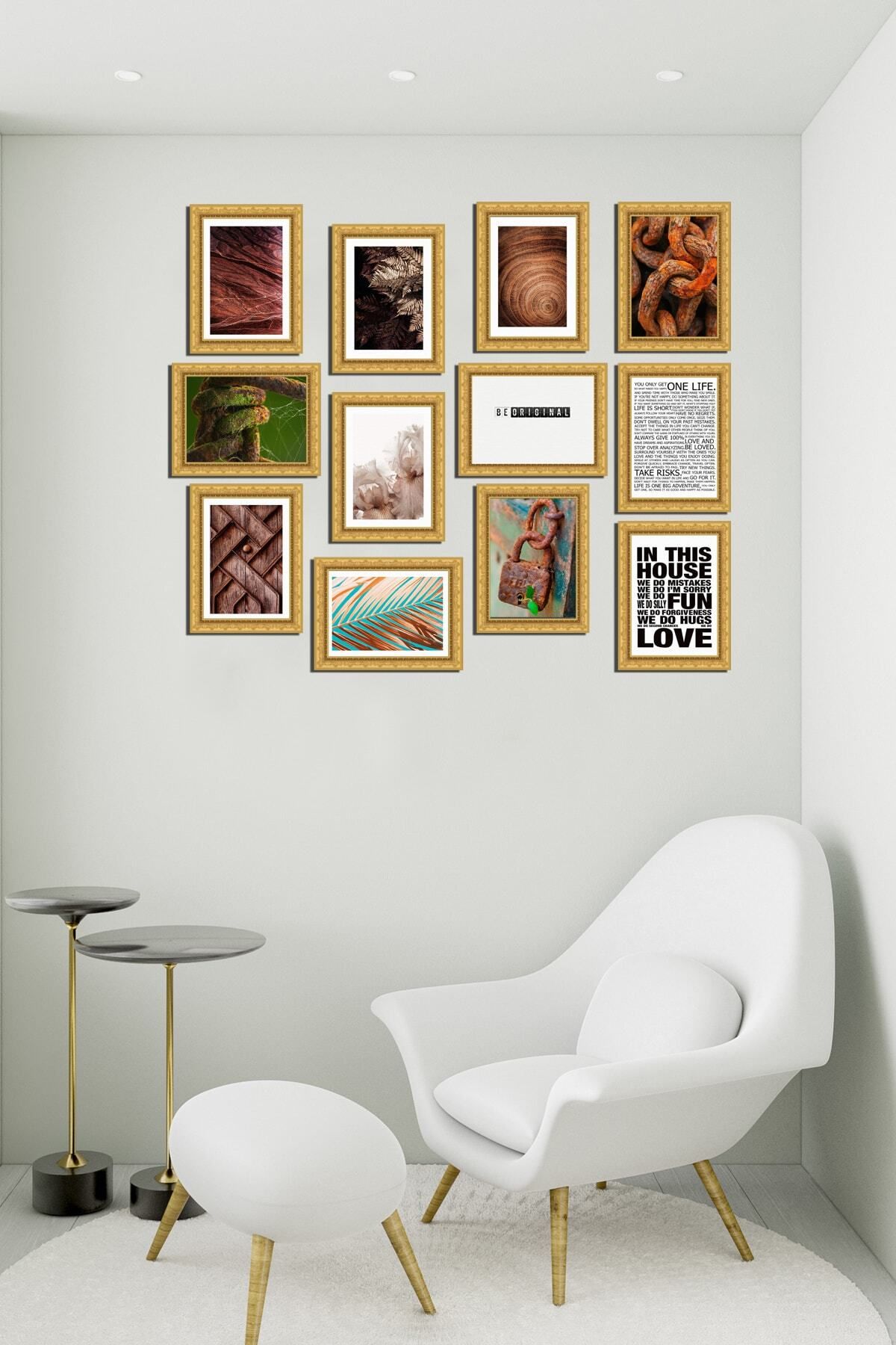 Pi Dekorasyon Modern Style 12 Parçalı Mdf Tablo Mck090