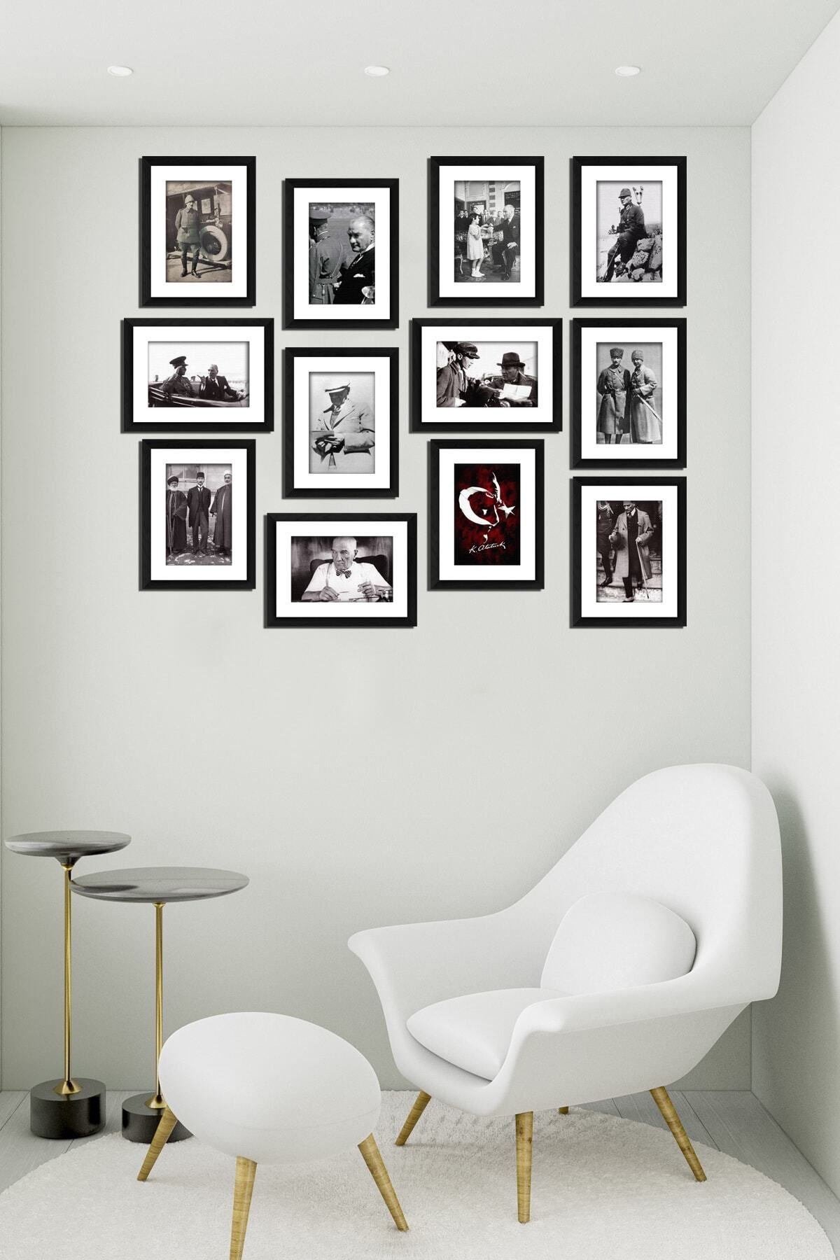 Pi Dekorasyon Modern Style 12 Parçalı Mdf Tablo Mck067