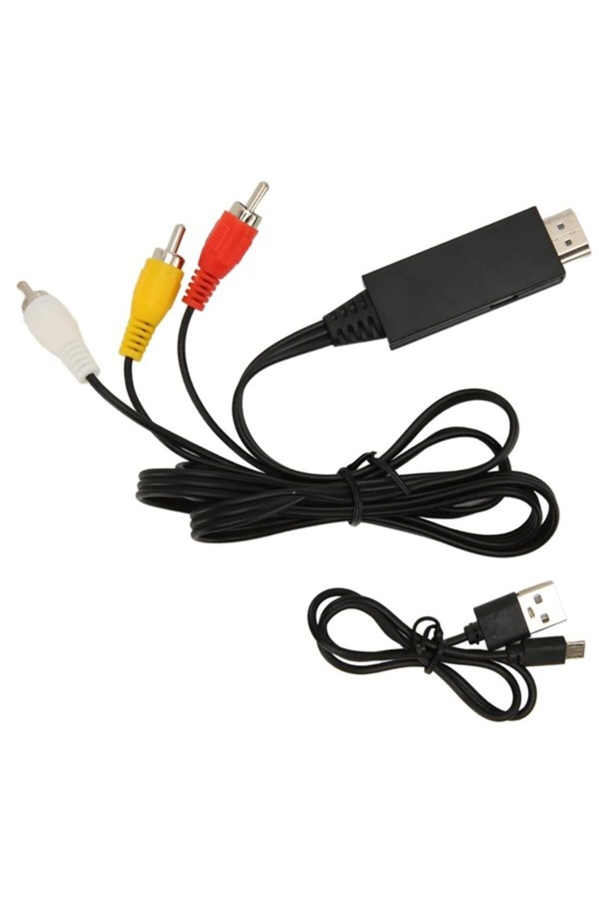 Zilevo HDMI to RCA AV 4K30Hz Çevirici Dönüştürücü Adaptör Kablo