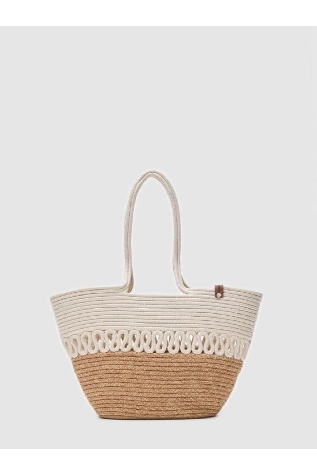 BEGINBAG Malvidas Handmade Hasır Omuz Çantası