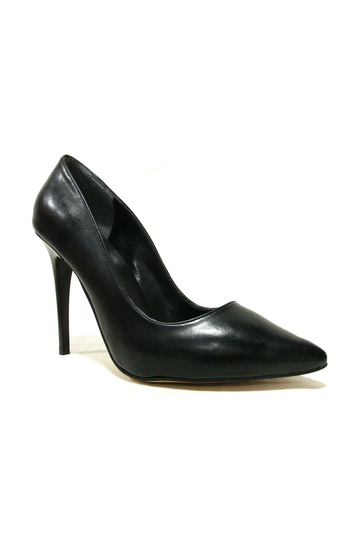 Baret Siyah Anatomik Stiletto Topuklu Ayakkabı