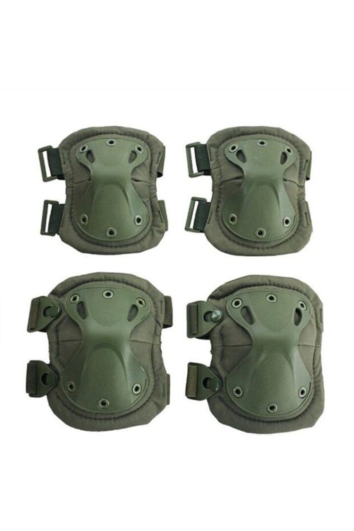 SerenityHaven Dizlik Ve Dirseklik Koruma Seti Army Green Airsoft