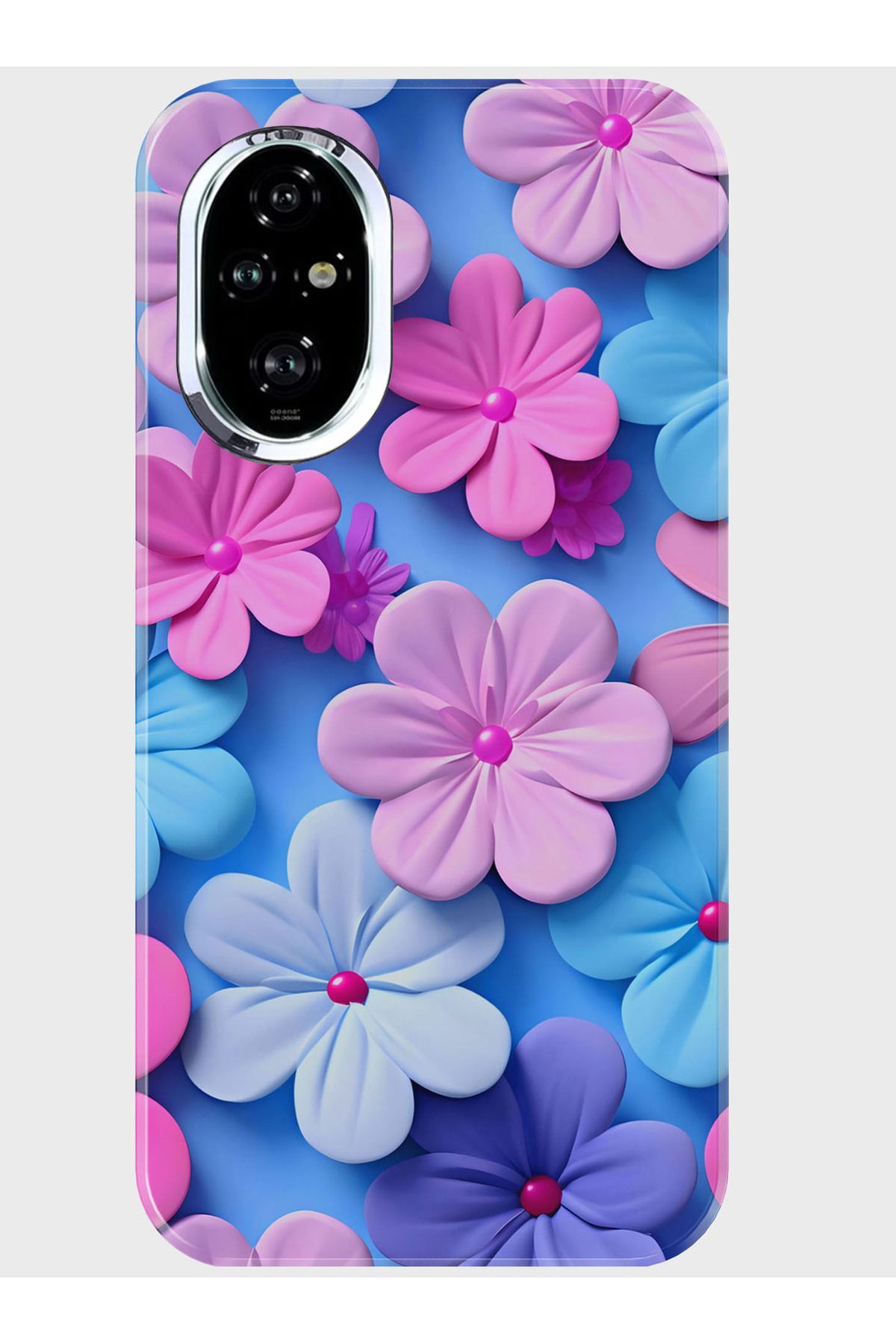 Activist Honor 200 Pro Kılıf Kamera Korumalı Baskılı Silikon Kapak - purpleflowers