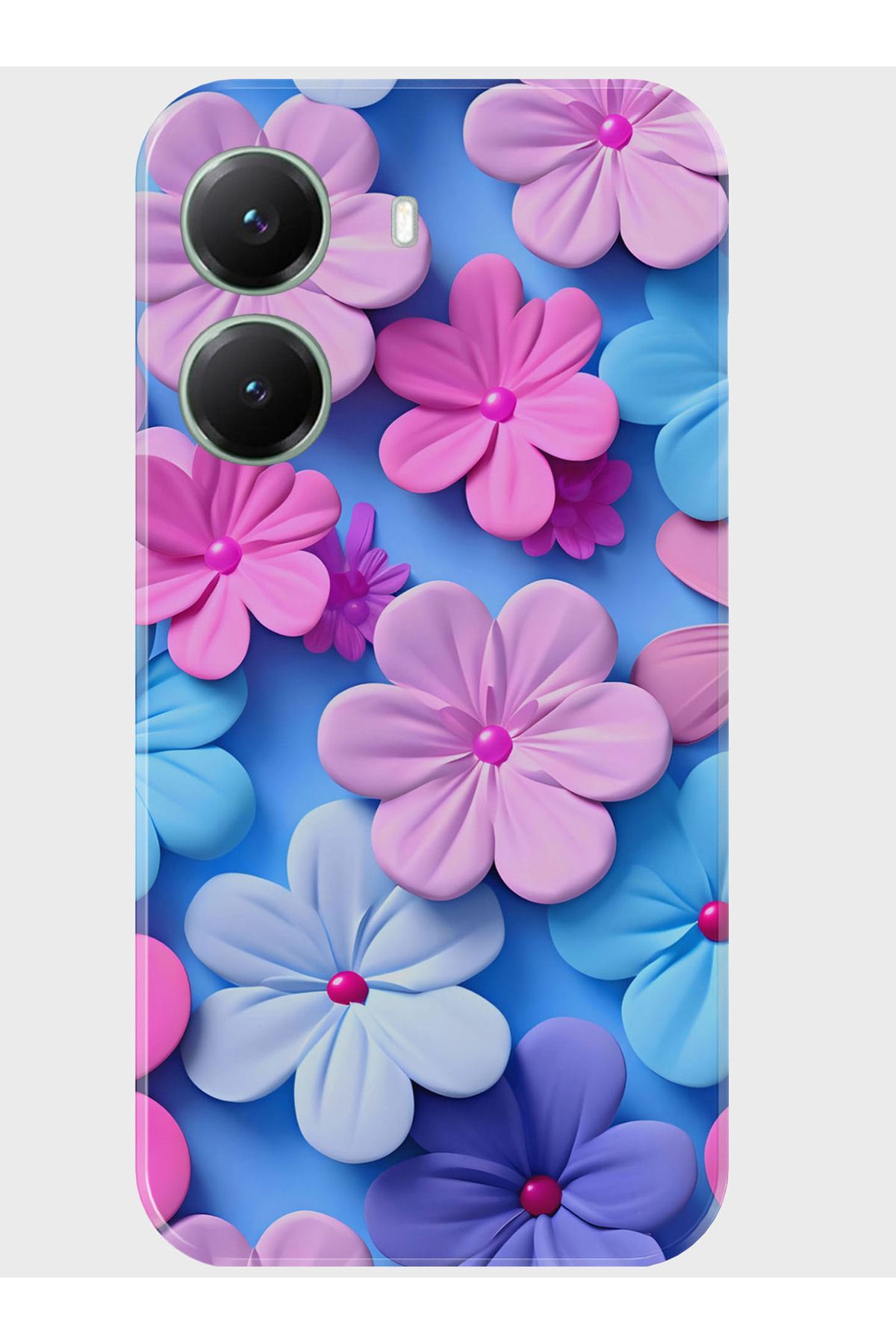 Activist Xiaomi Poco X7 Pro Kılıf Kamera Korumalı Baskılı Silikon Kapak - purpleflowers