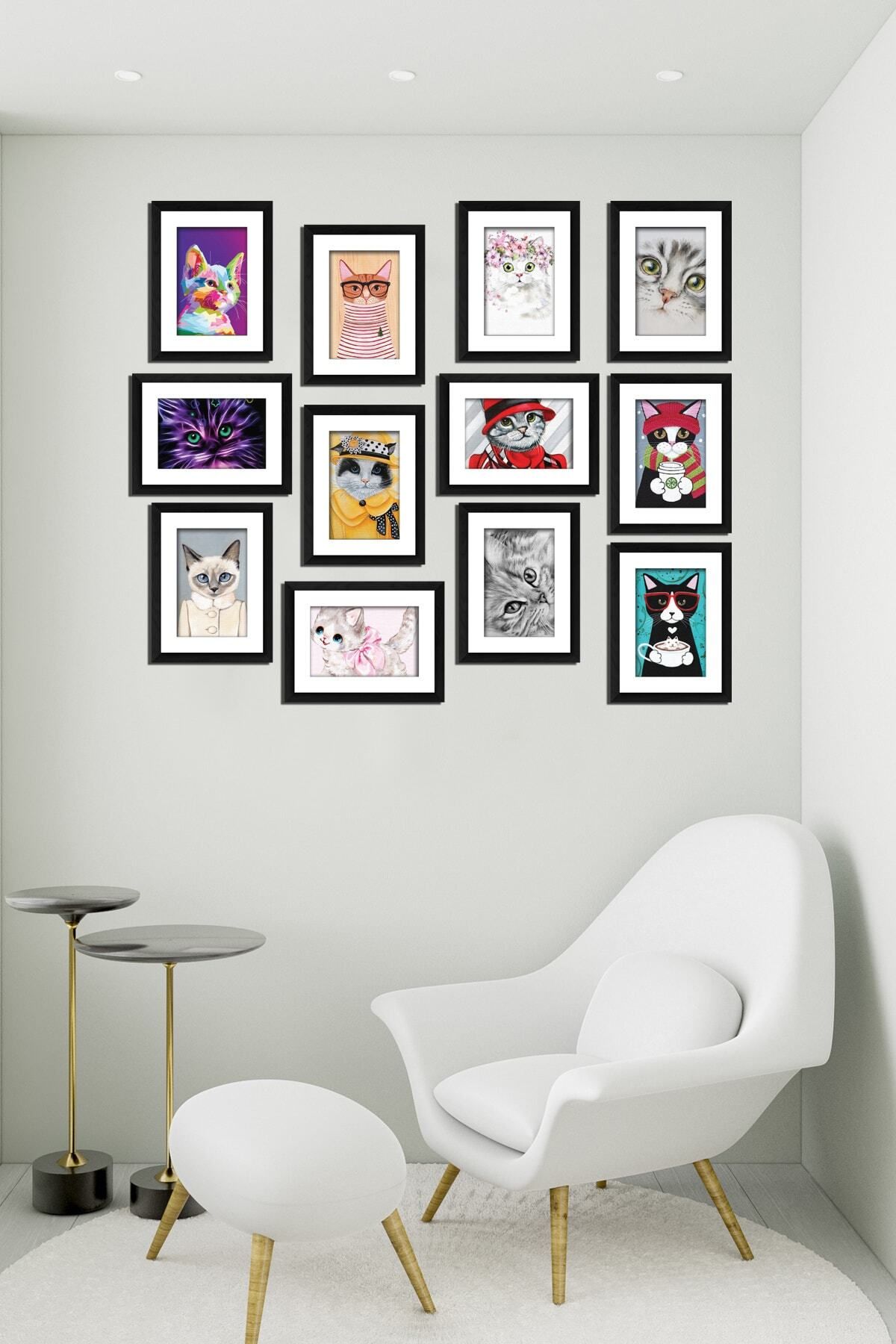 Pi Dekorasyon Modern Style 12 Parçalı Mdf Tablo Mck052