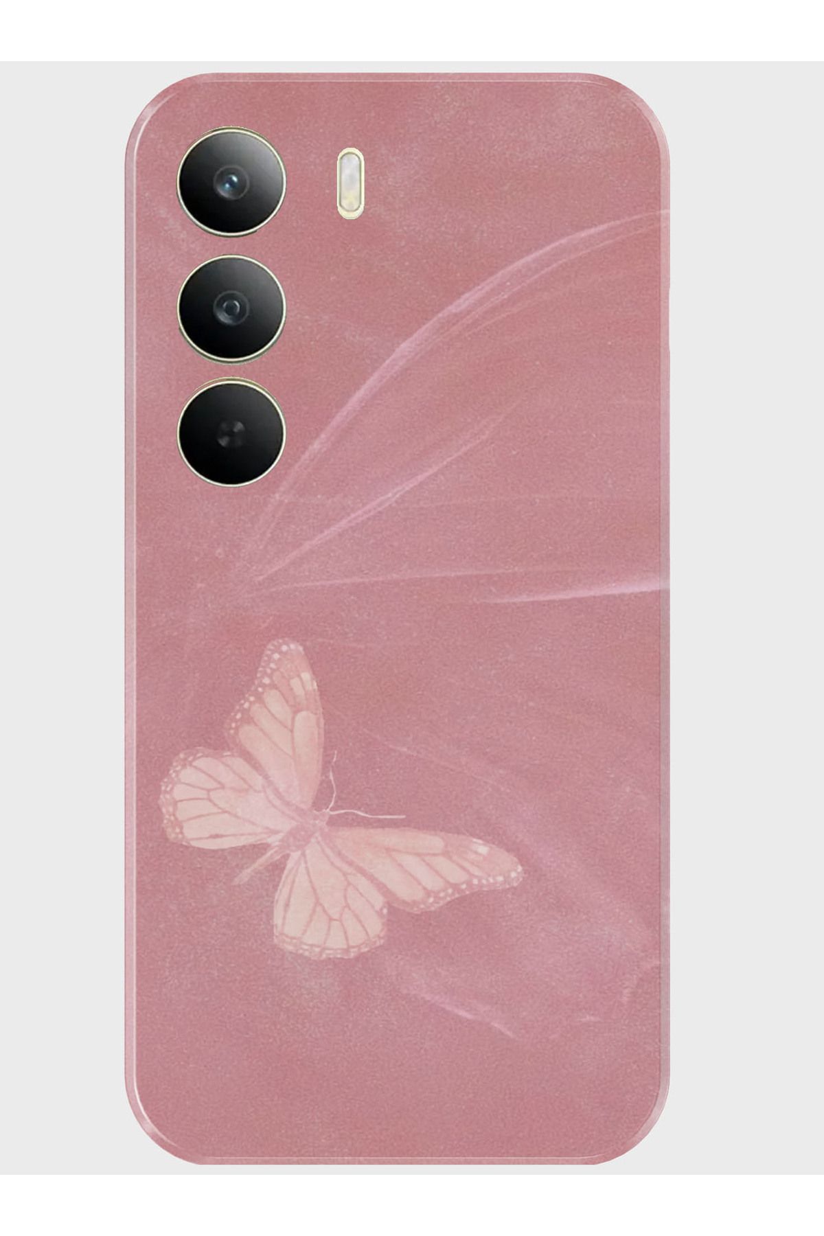 Activist Realme C75 Kılıf Kamera Korumalı Baskılı Silikon Kapak - pinkbutterfly