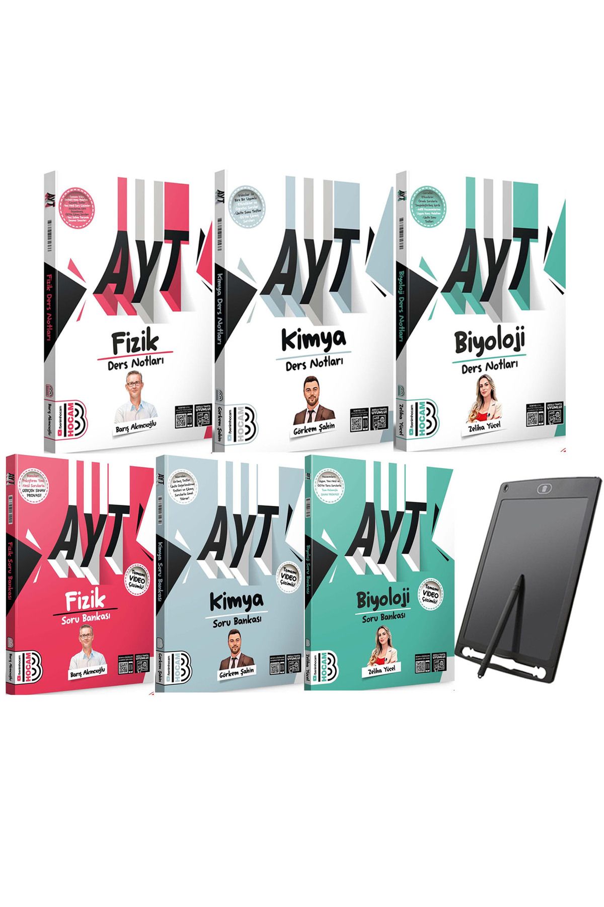 Benim Hocam Yayınları 2025 AYT Fizik-Kimya-Biyoloji Tamamı Video Çözümlü Soru Bankası ve Ders Notları(Yeni Nesil Sorular)