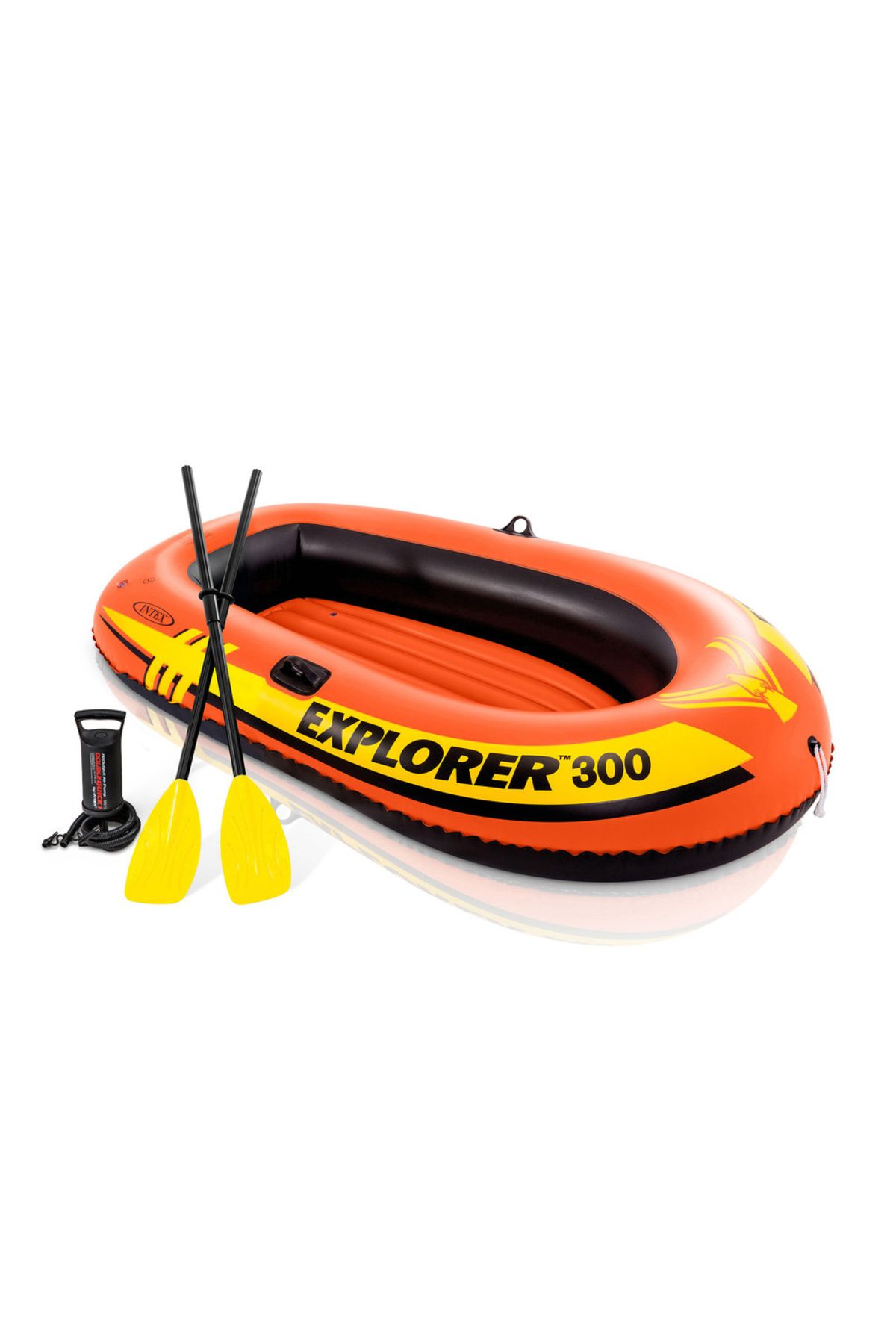 PrAtikCamp Şişme Bot Seti - Intex - Explorer 300 - 211cm - 2 Kişilik (58332)