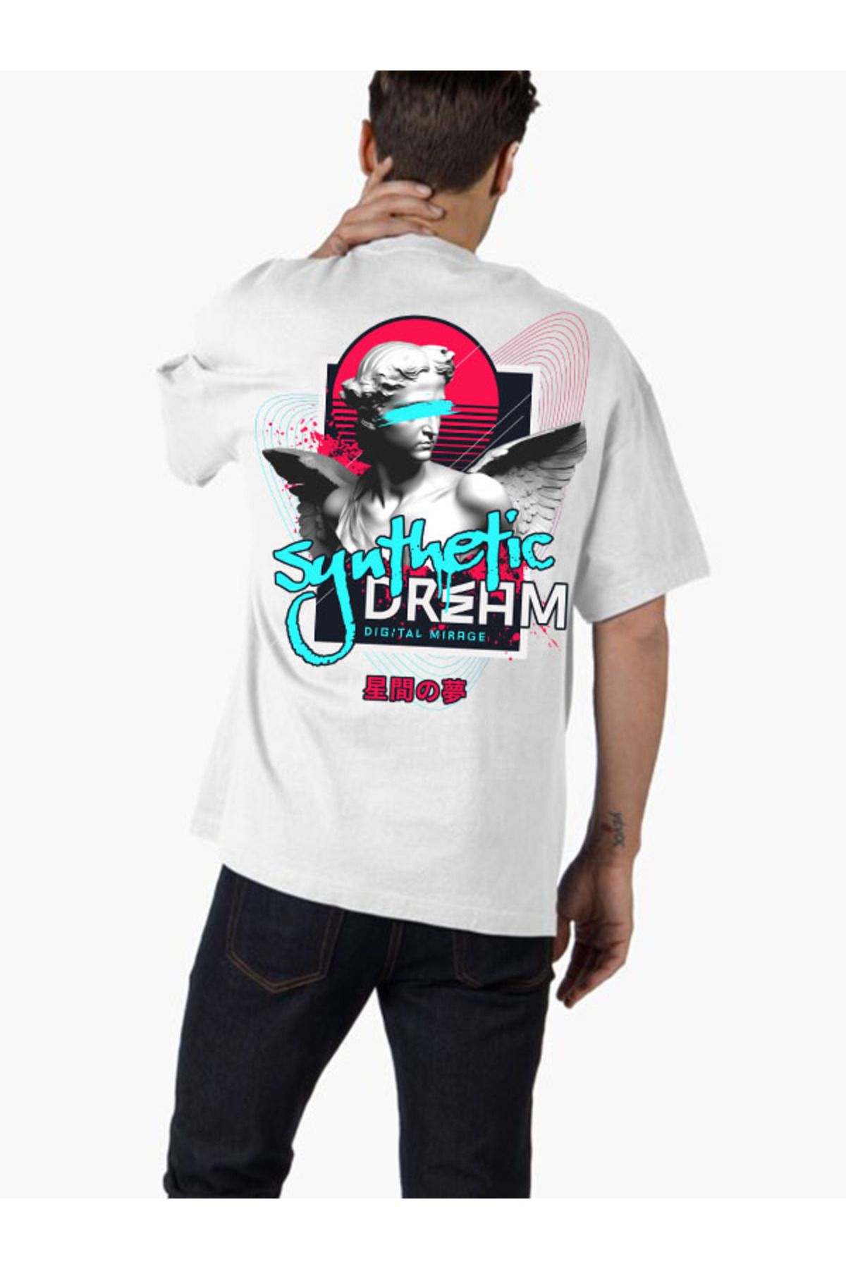 COMVİCHO Unisex streetwear9 Tasarım Baskılı Oversize T-Shirt