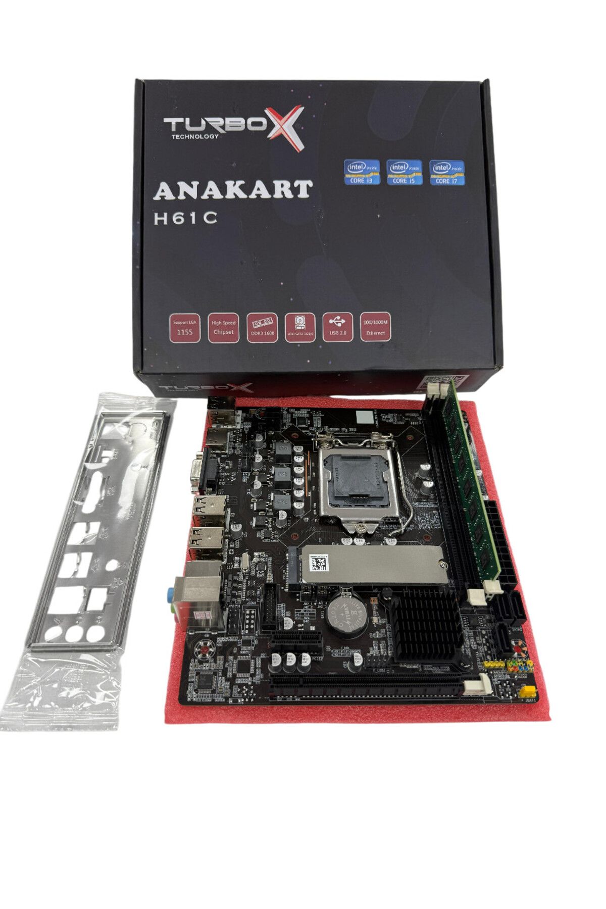TURBOX İ7 2600 / H61 / 16 GB DDR3 RAM / 120 GB SSD BUNDLE SET