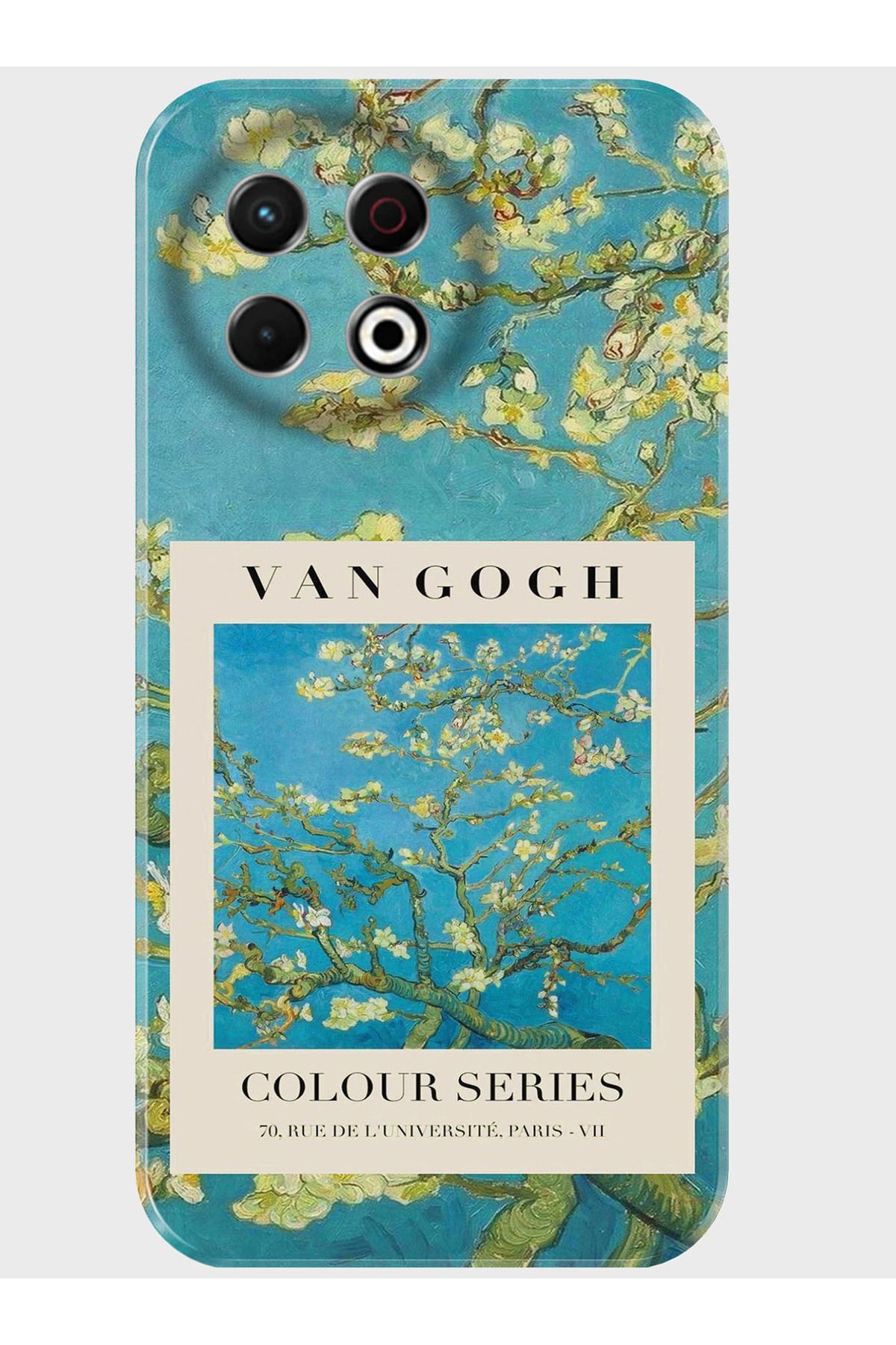 Activist Tecno Spark 30 Pro Kılıf Kamera Korumalı Baskılı Silikon Kapak - vangogkolaj