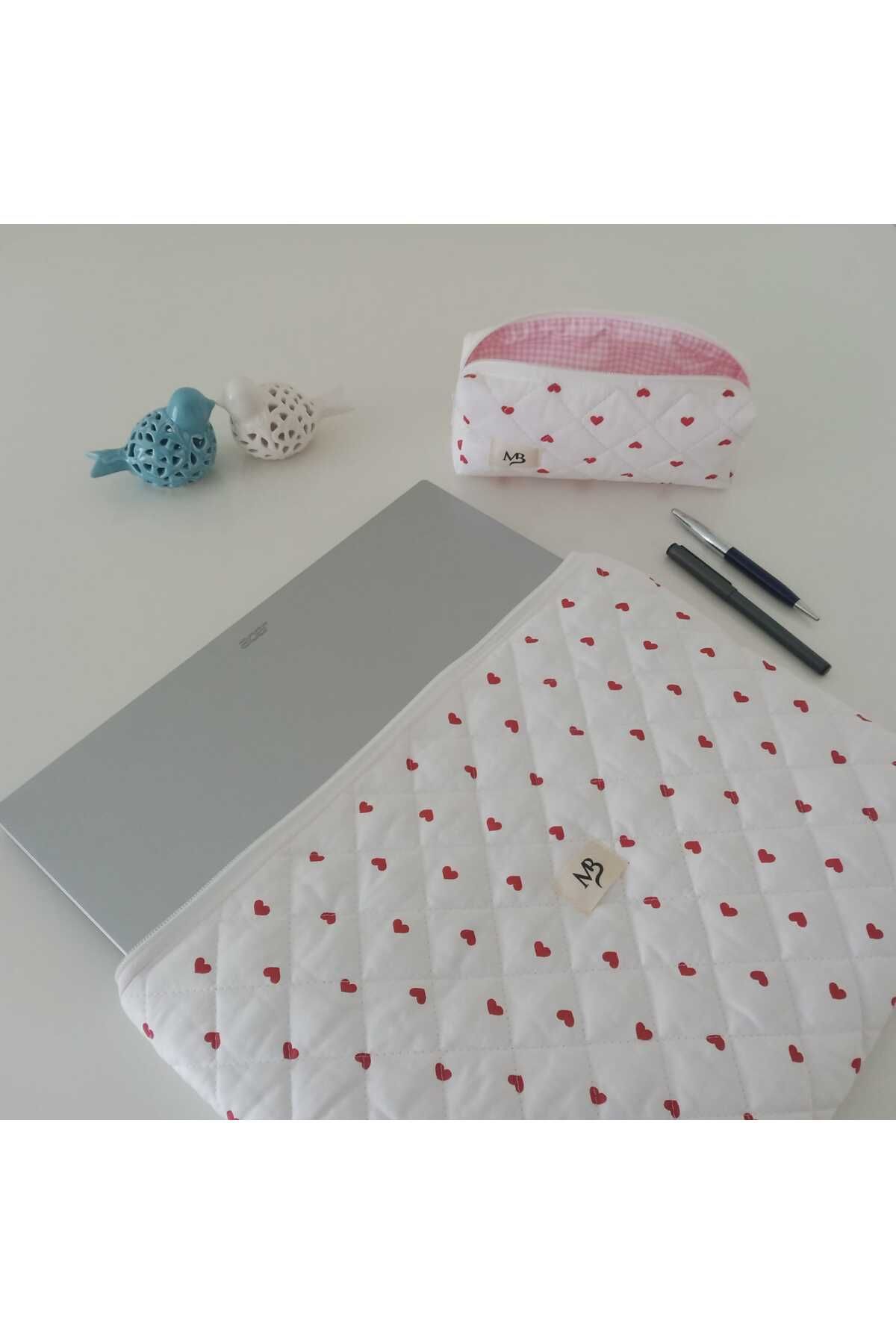 MB Kalpli laptop kılıf-kalem çantası set (15-16 inç)
