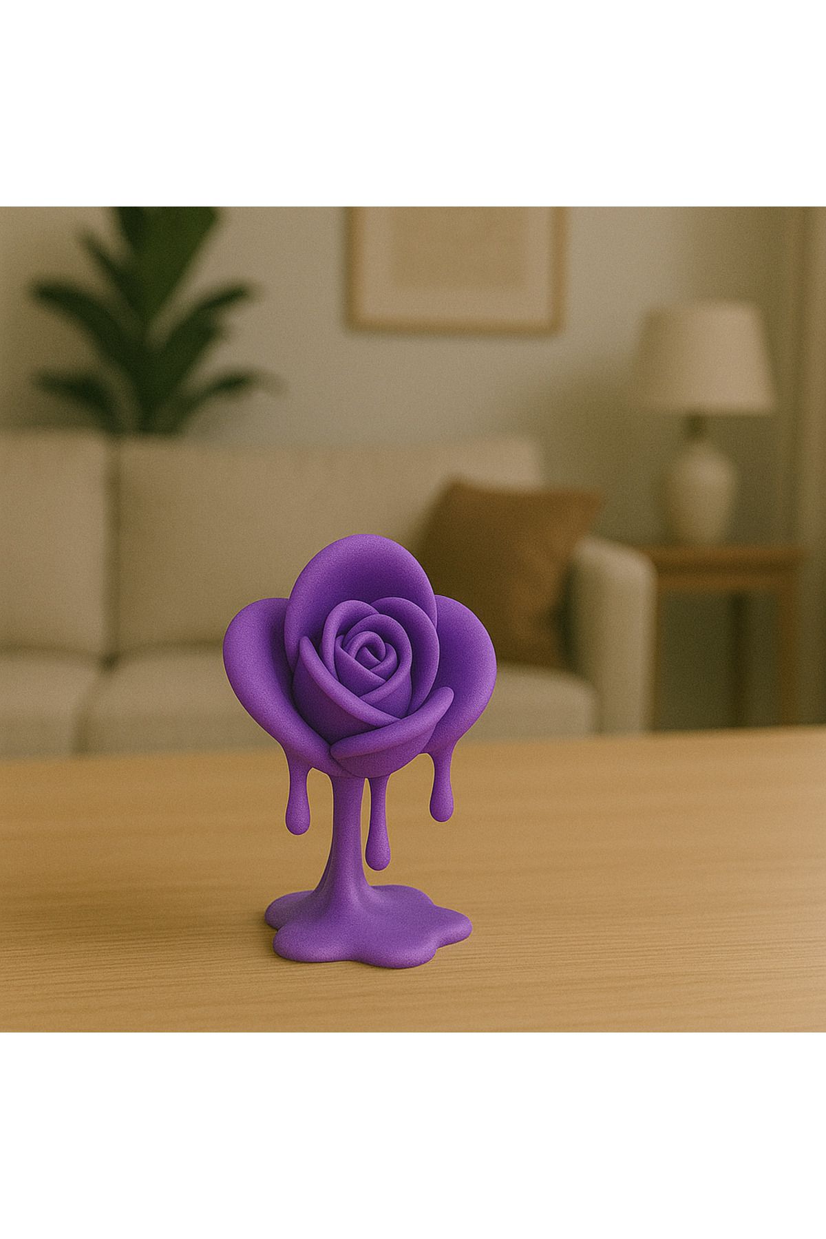 Rex Aksesuar Eternal Bloom – Eriyen Gül Dekor Biblo