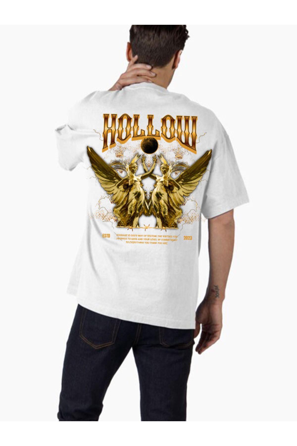 COMVİCHO Unisex streetwear10 Tasarım Baskılı Oversize T-Shirt