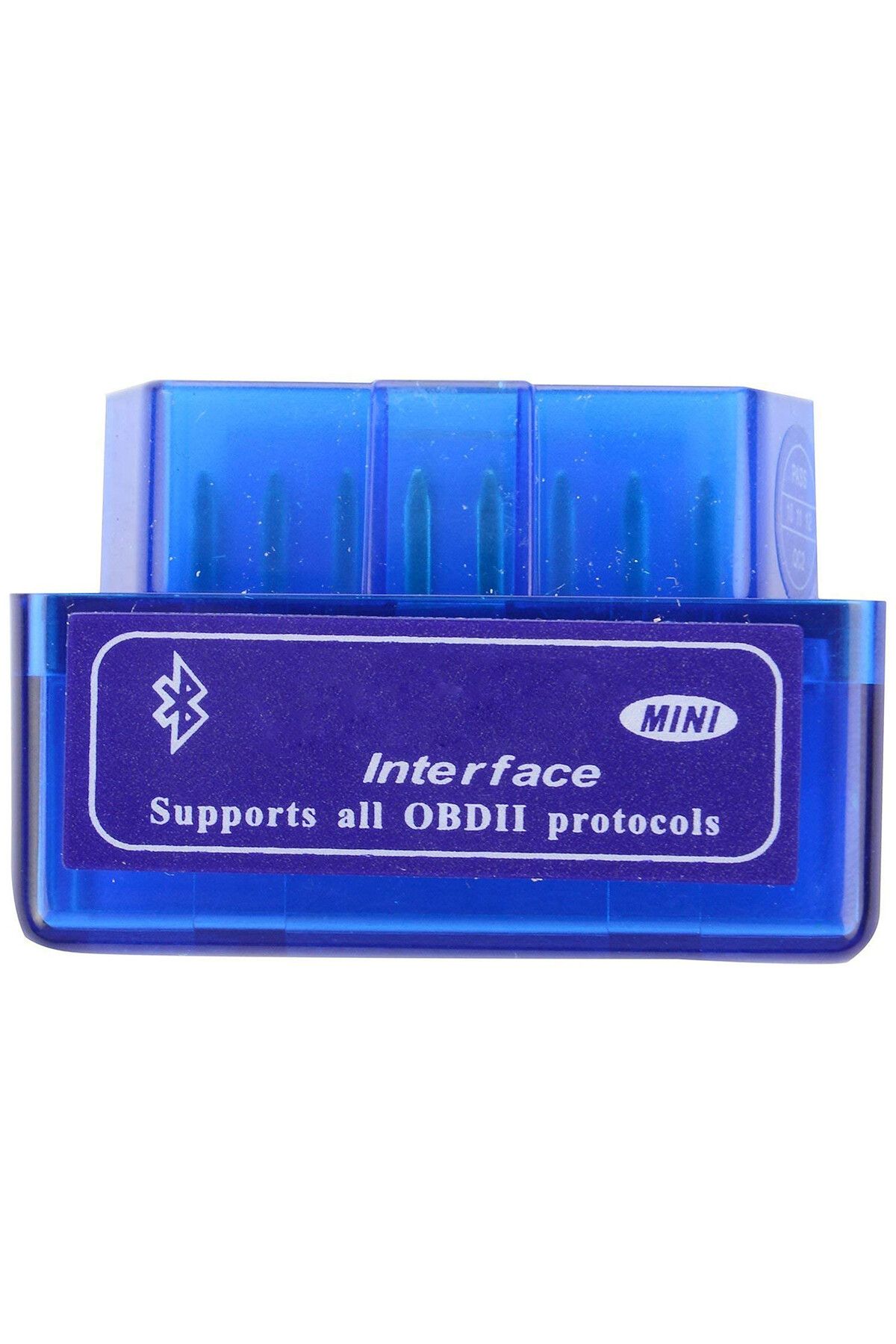 BOEM-Bluetooth interface, OBD II mini, blue, ELM 327, mini 4