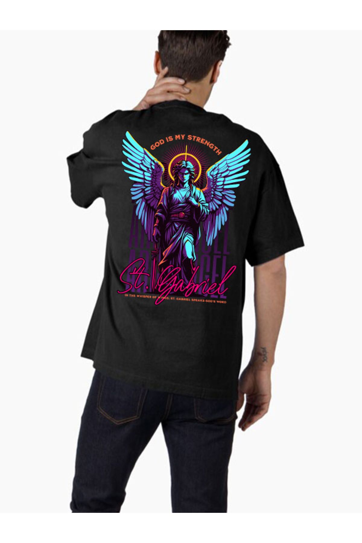 COMVİCHO Unisex streetwear14 Tasarım Baskılı Oversize T-Shirt