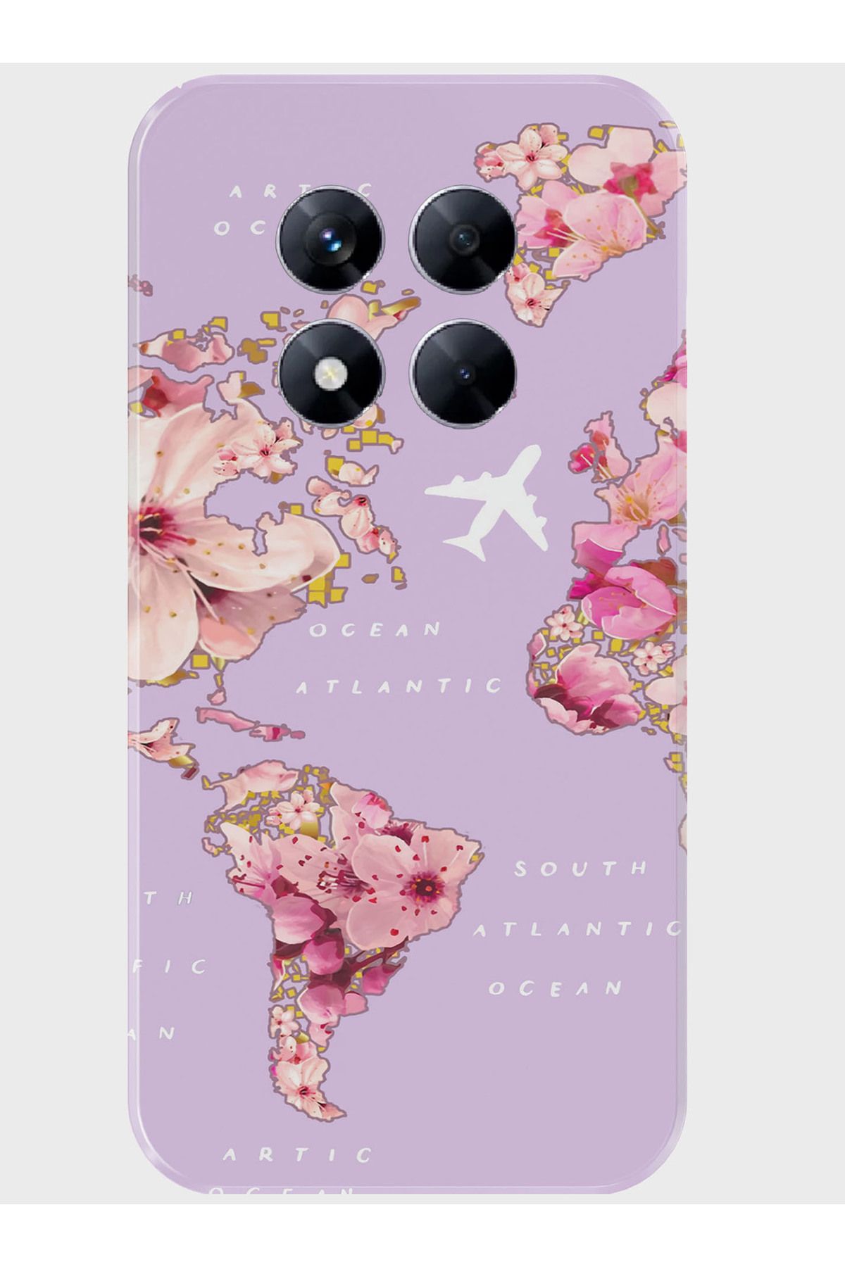 Activist Xiaomi Redmi Note 14 Pro 5G Kılıf Baskılı Silikon Kapak - purplemap