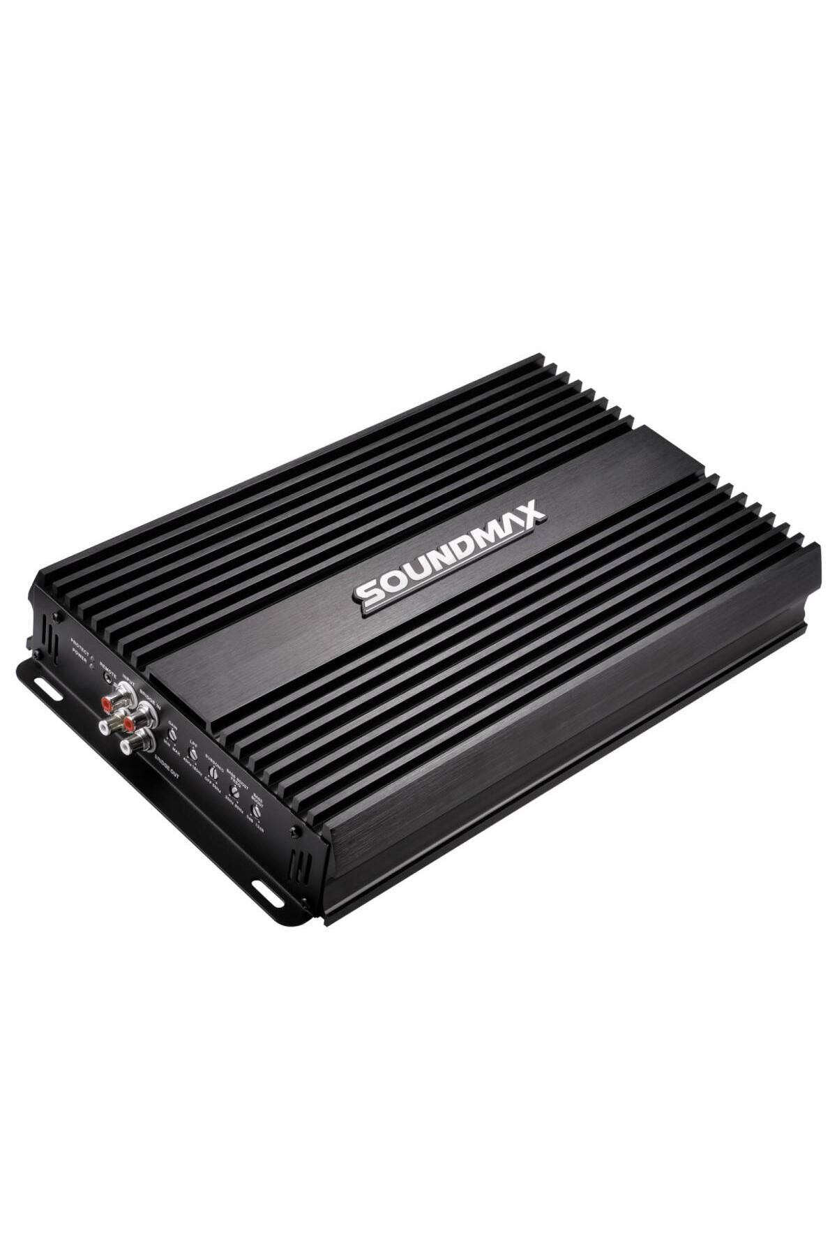 Soundmax SX-4000.1D-1 OHM 4000W RMS-PROFESYONEL-BAS KUMANDALI-MONO ANFİ
