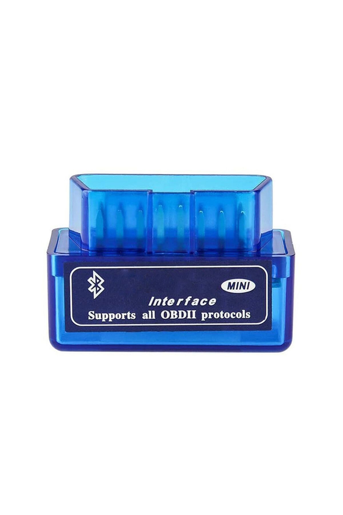 BOEM-Bluetooth interface, OBD II mini, blue, ELM 327, mini 7