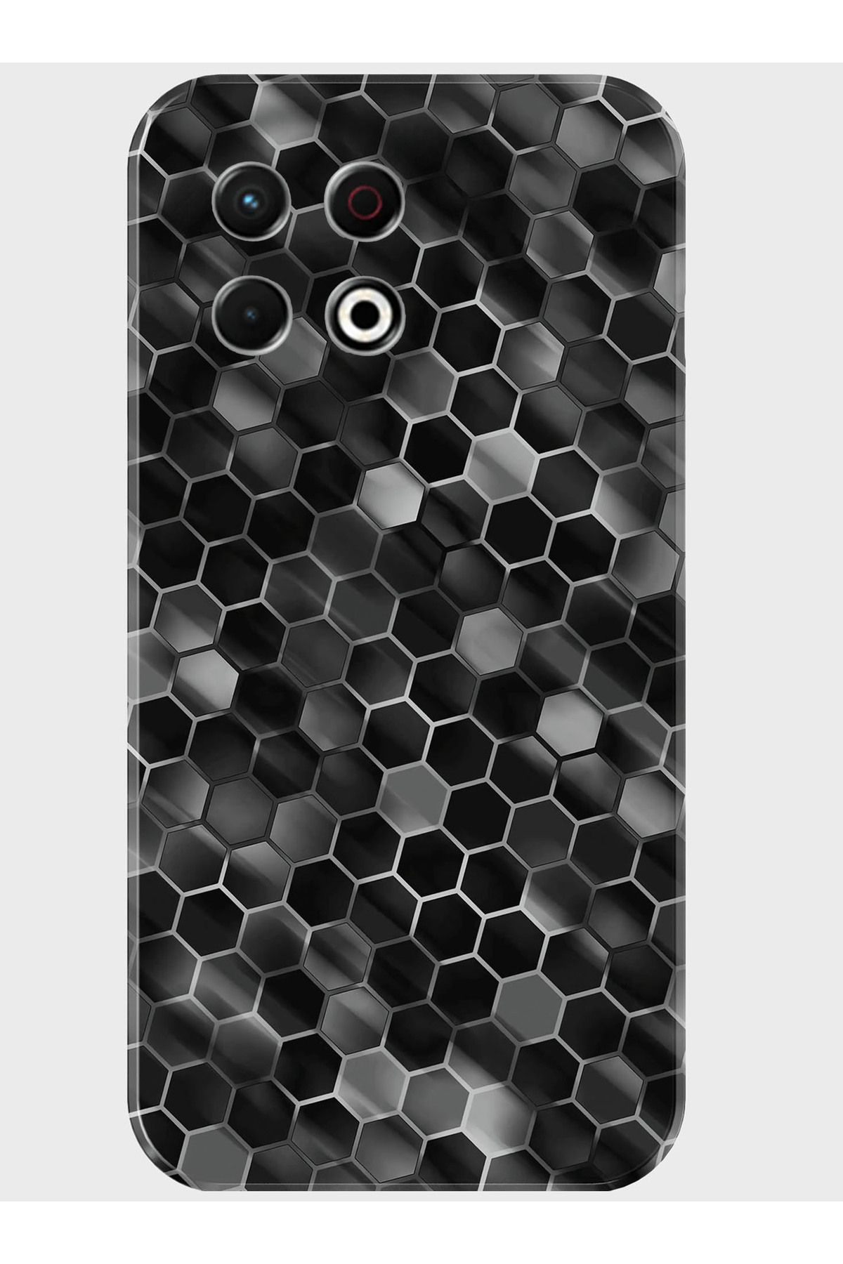 Activist Tecno Spark 30 Pro Kılıf Kamera Korumalı Baskılı Silikon Kapak - petek