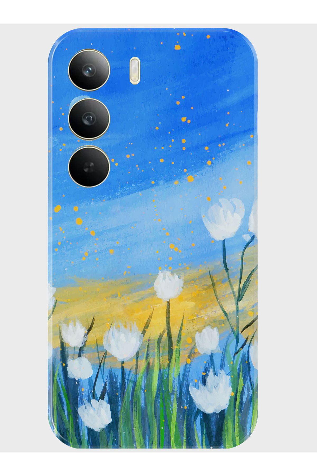 Activist Tecno Camon 40 4G Kılıf Kamera Korumalı Baskılı Silikon Kapak - yağlıboya