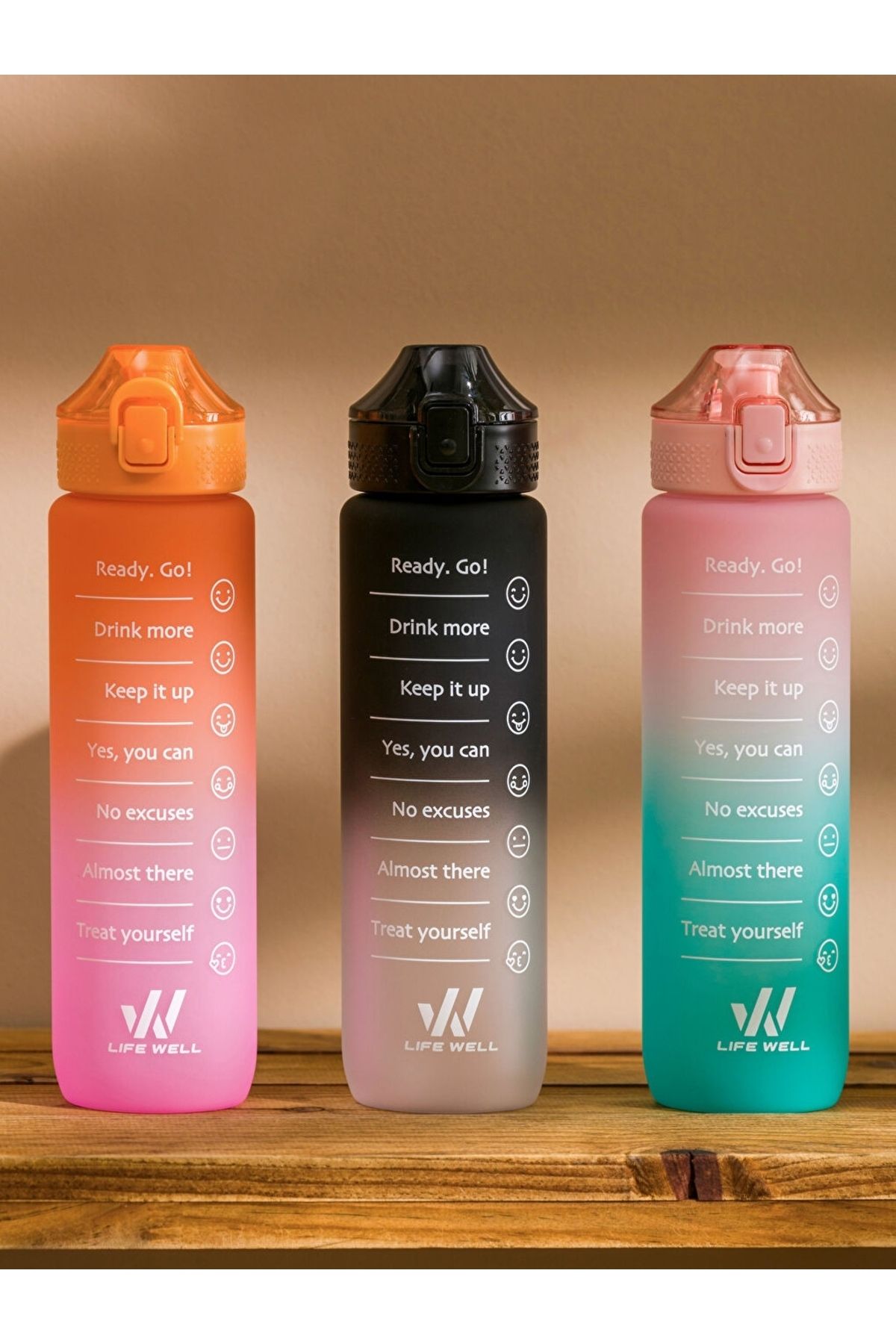 LC Waikiki LCW ACCESSORIES Baskılı Motivasyon Matarası 1000 Ml