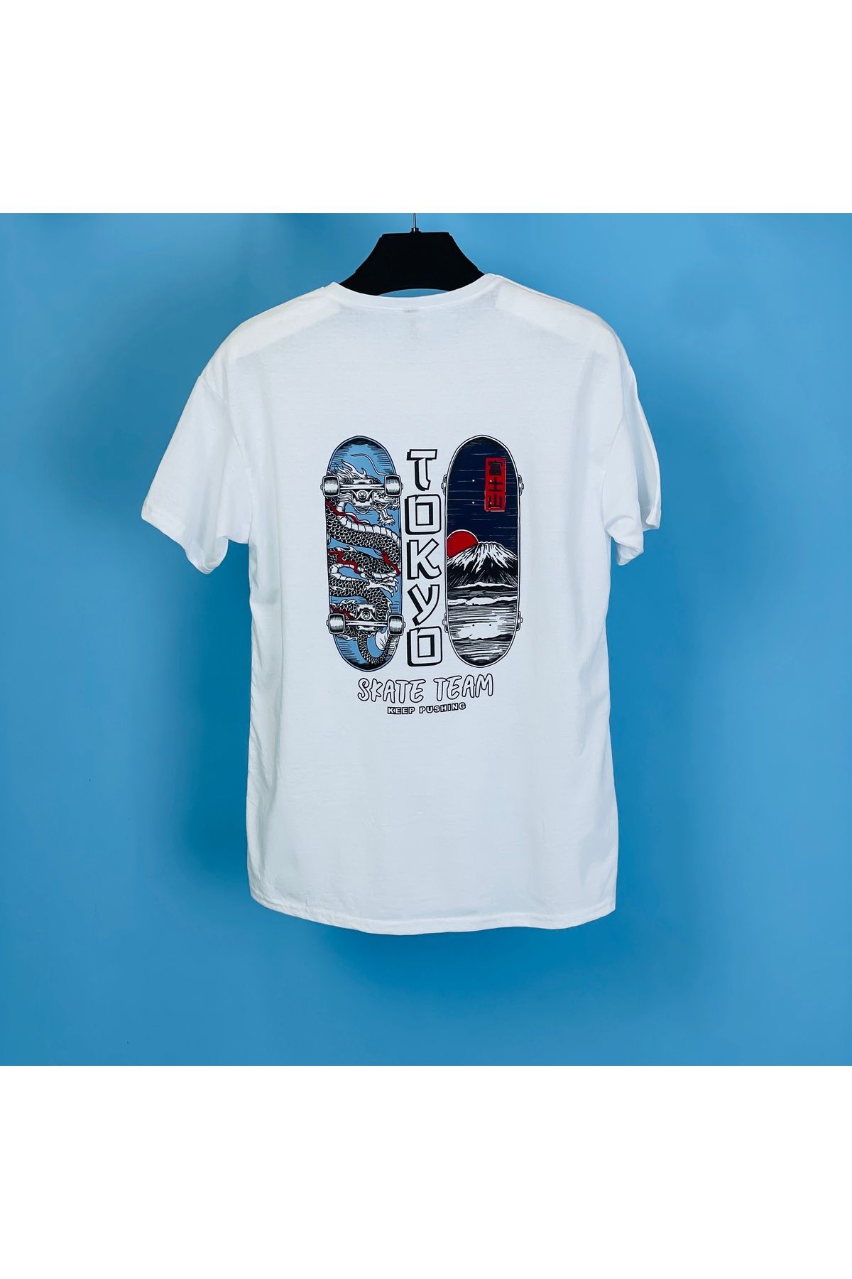 eg38 Tmb Tokyo Oversize Tşört Beyaz
