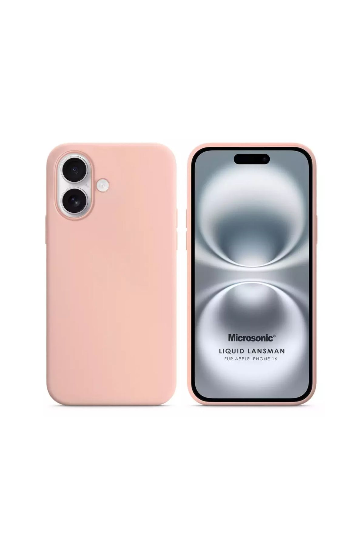 İPAX Iphone 16 Naturel Titanyum Renk Lansman Kılıf İphone Telefon Kılıfı Silikon Telefon Kılıfı