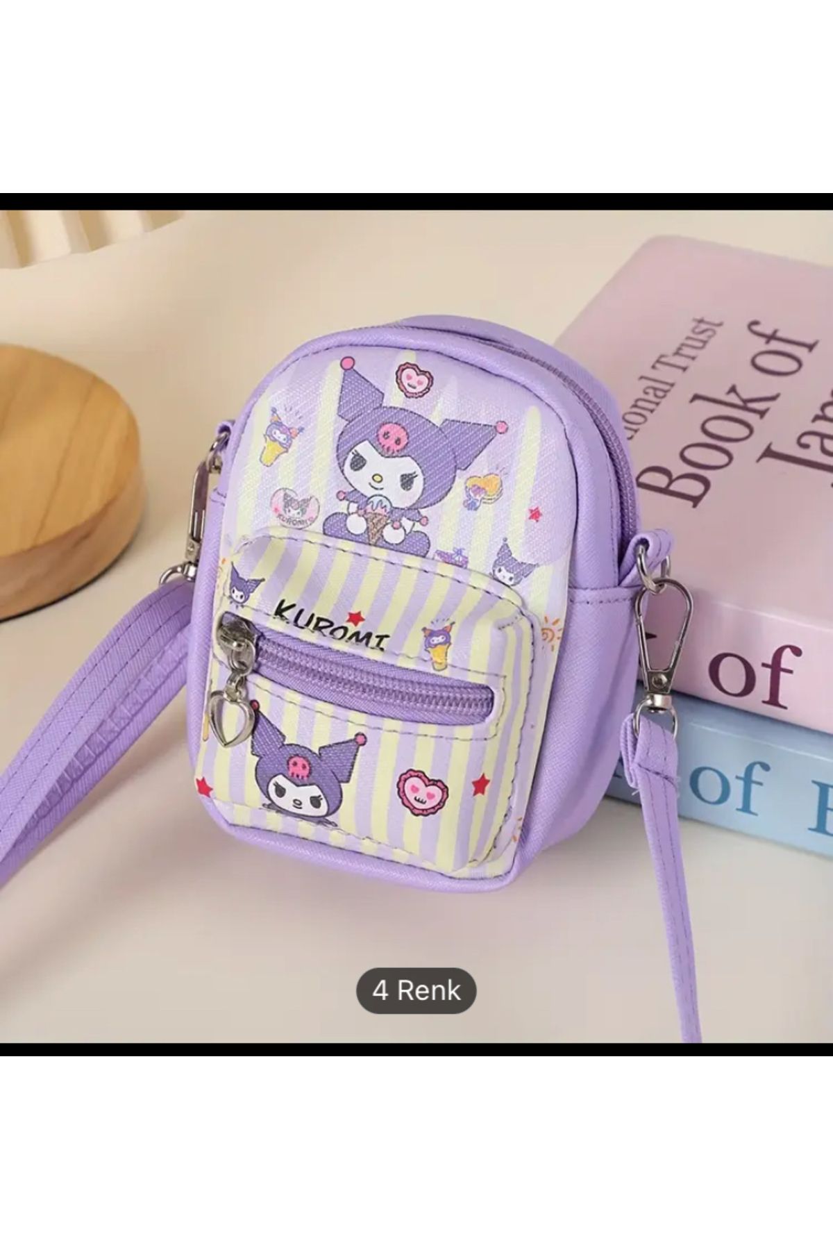 SANRIO Kuromi çanta omuz çantası çapraz çanta