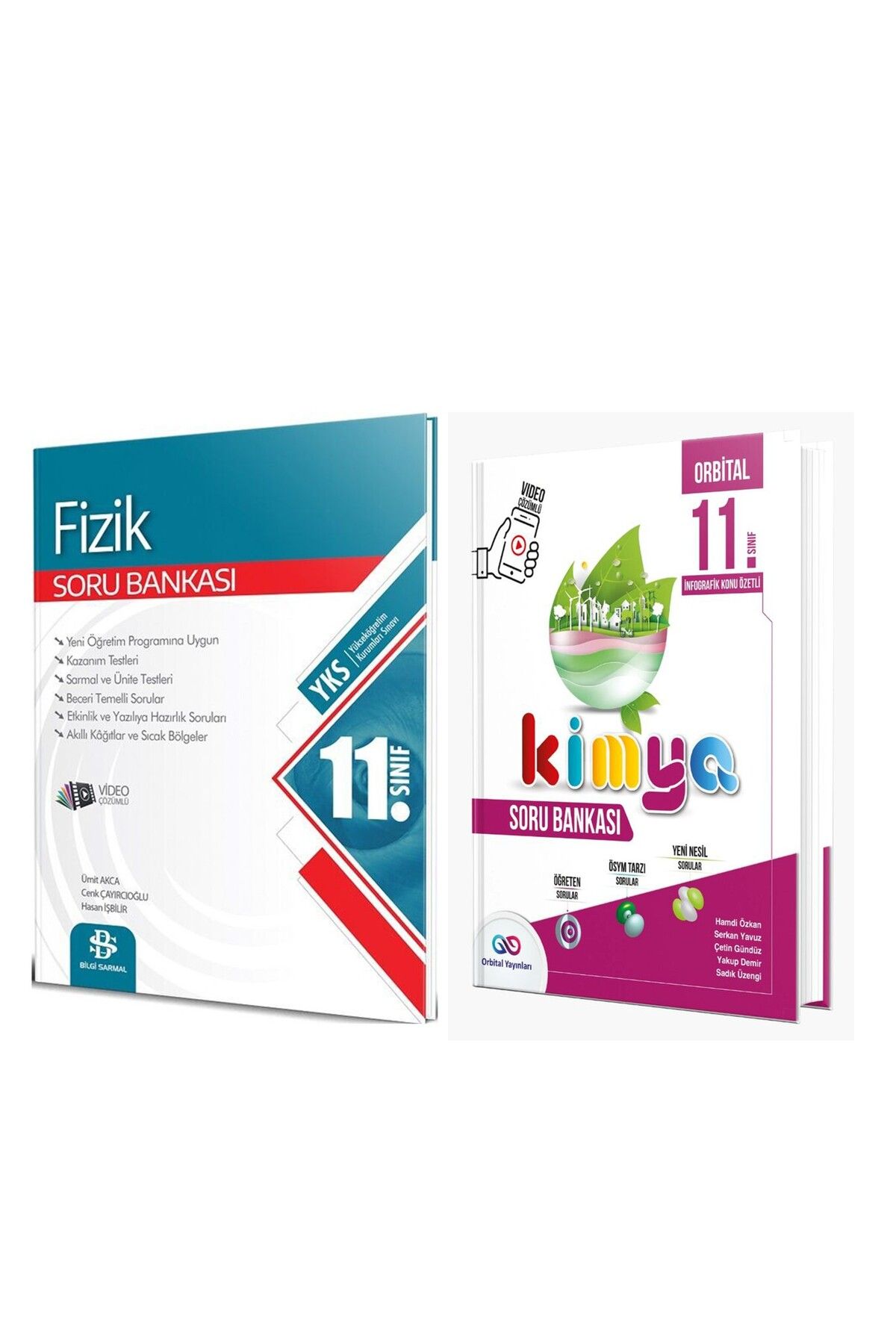 Ankara Kitap Merkezi Bilgi Sarmal 11. Sınıf Fizik ve Orbital Kimya Soru Bankası Seti 2 Kitap