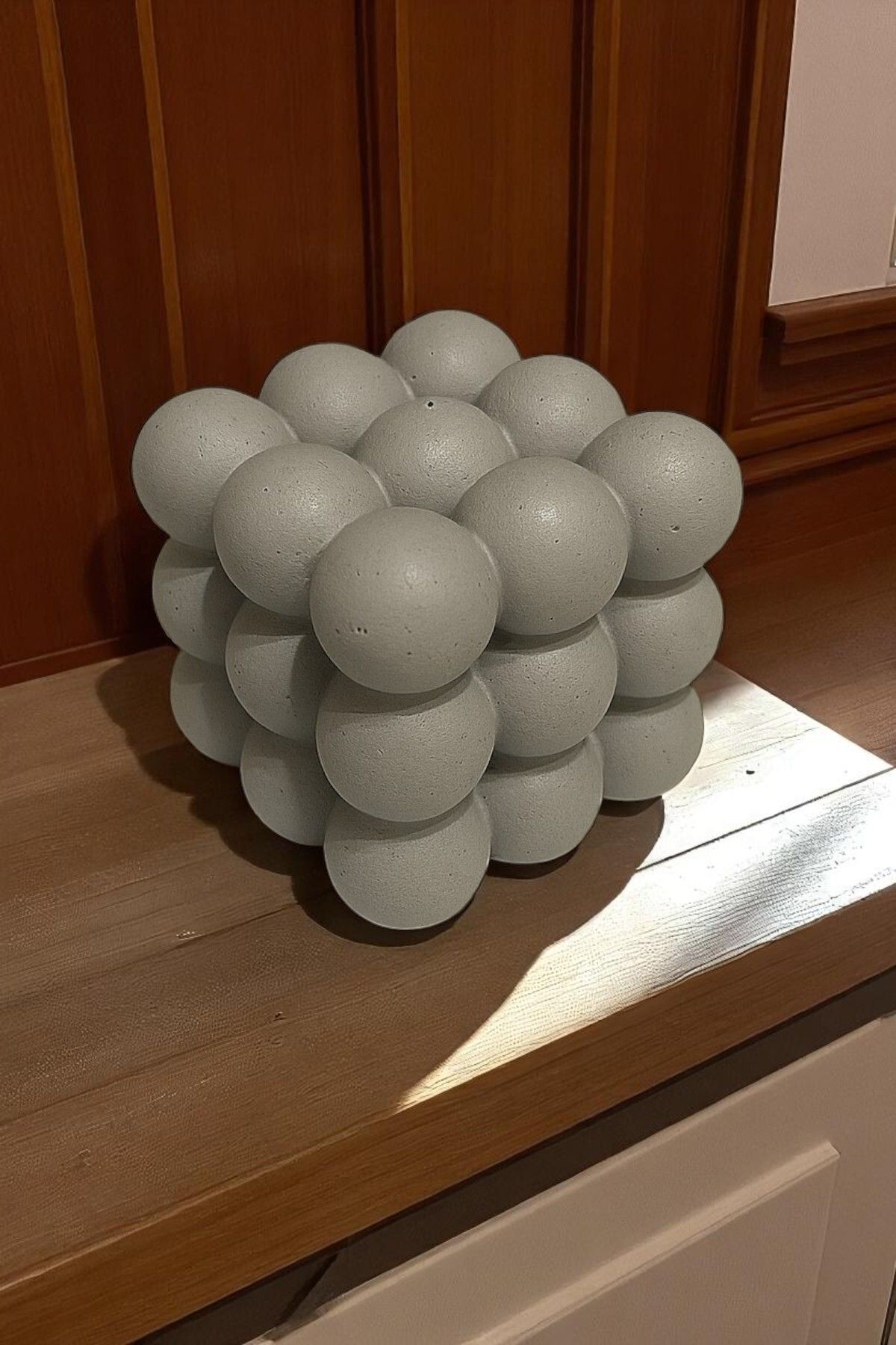 ERSE HOME Bubble Şekilli Gri Renk Dekoratif Beton