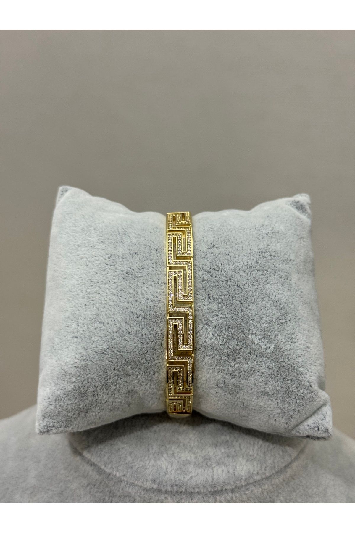 XUPING JEWELRY 18K zirkon taşlı gold bilezik paslanmaz kararmaz